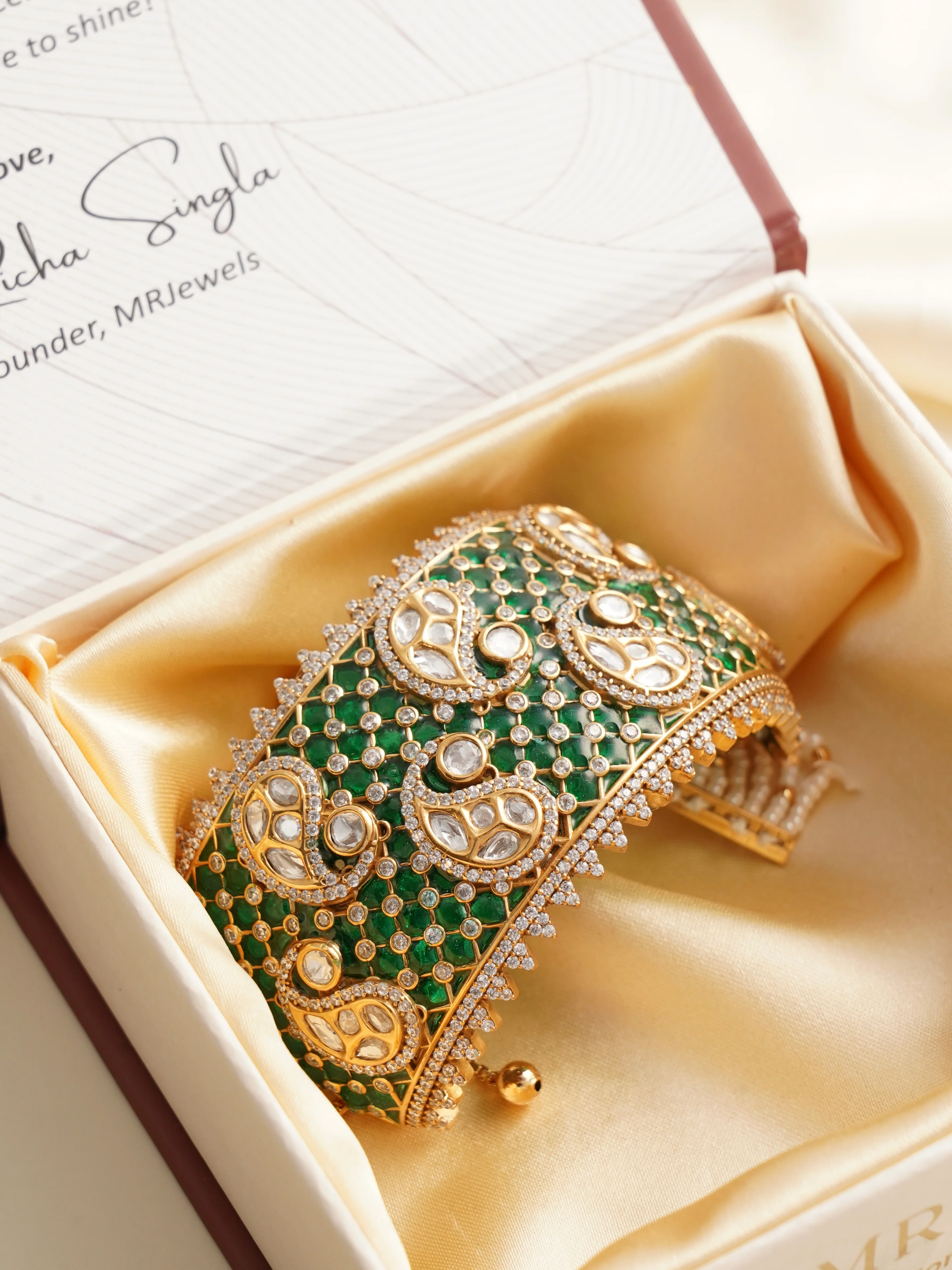 Aahana Polki Designer Bracelet