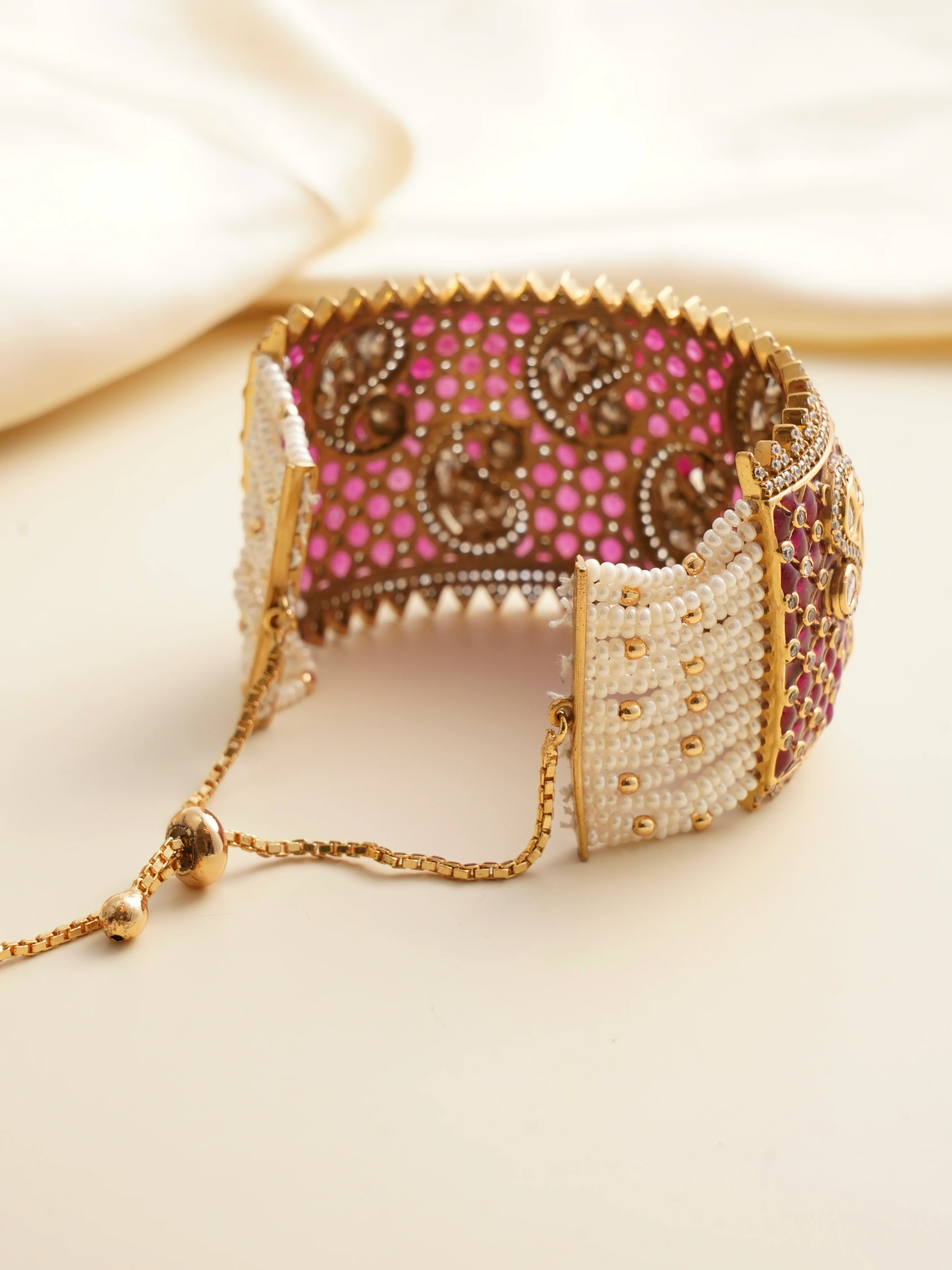 Aahana Polki Designer Bracelet - Image 4