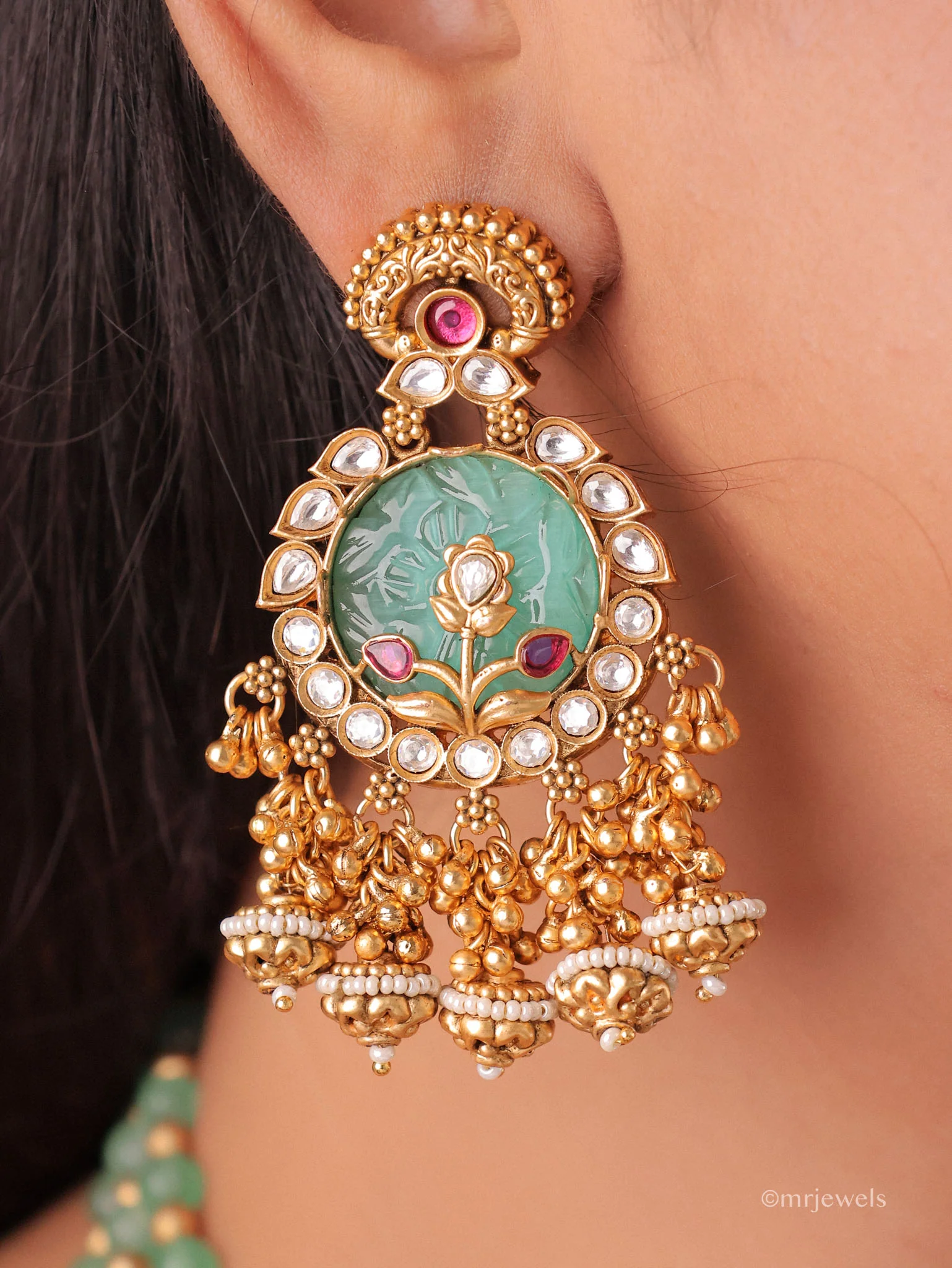 Aaradhya Meenakari Heritage Layered Set - Image 4