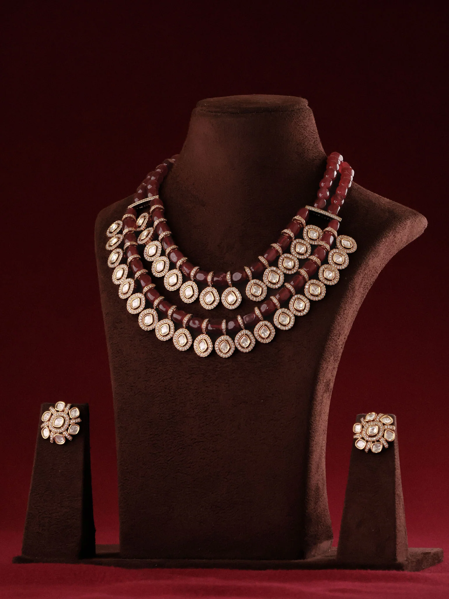 Aaranya Polki Beads Heritage Set - Image 5