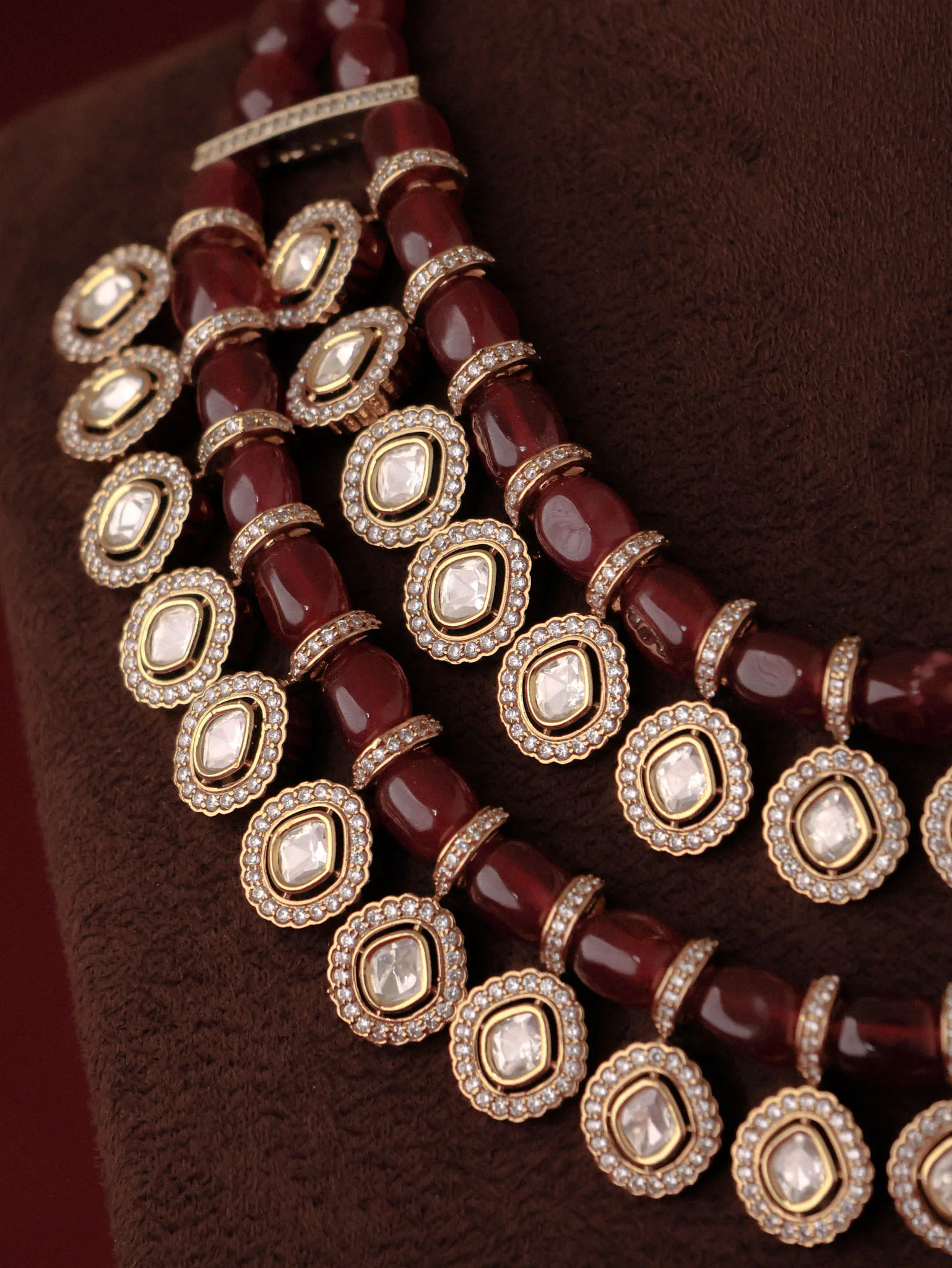 Aaranya Polki Beads Heritage Set - Image 6