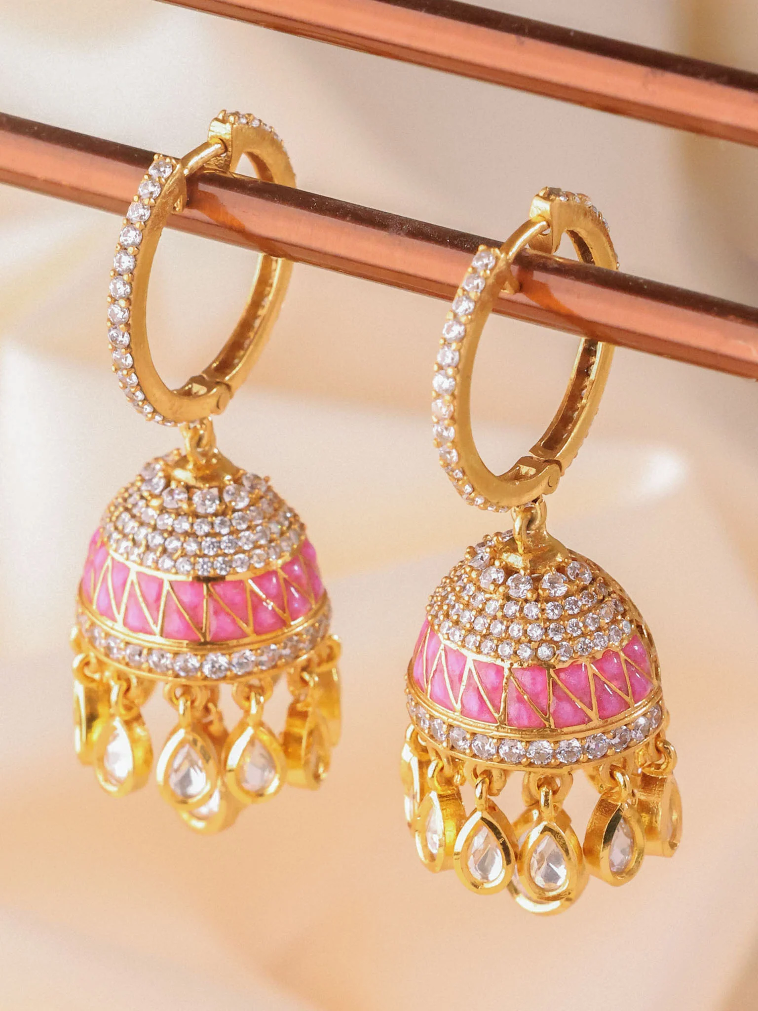 Aarohi Royal Jhumka Hoops - Image 7