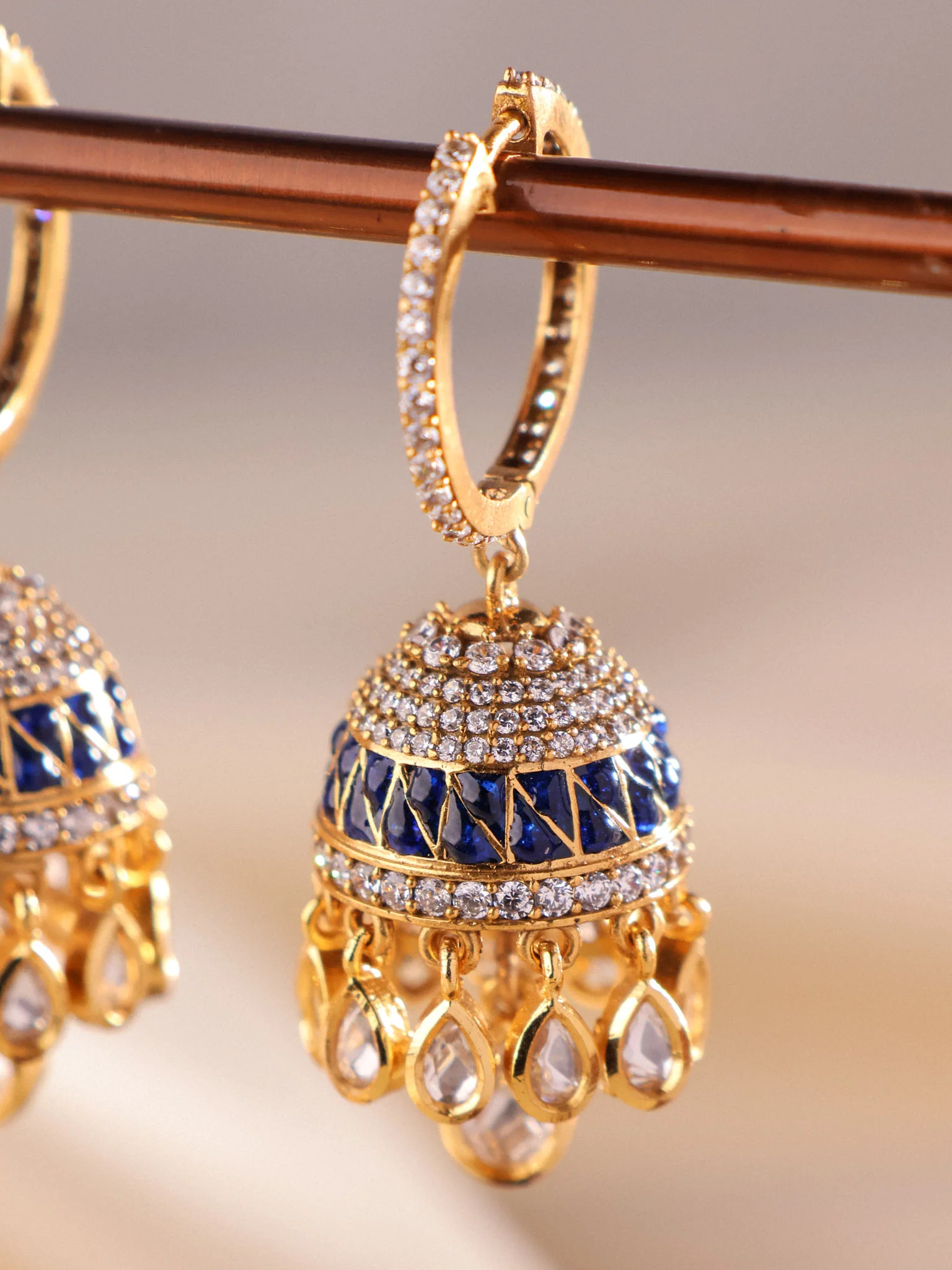 Aarohi Royal Jhumka Hoops - Image 8