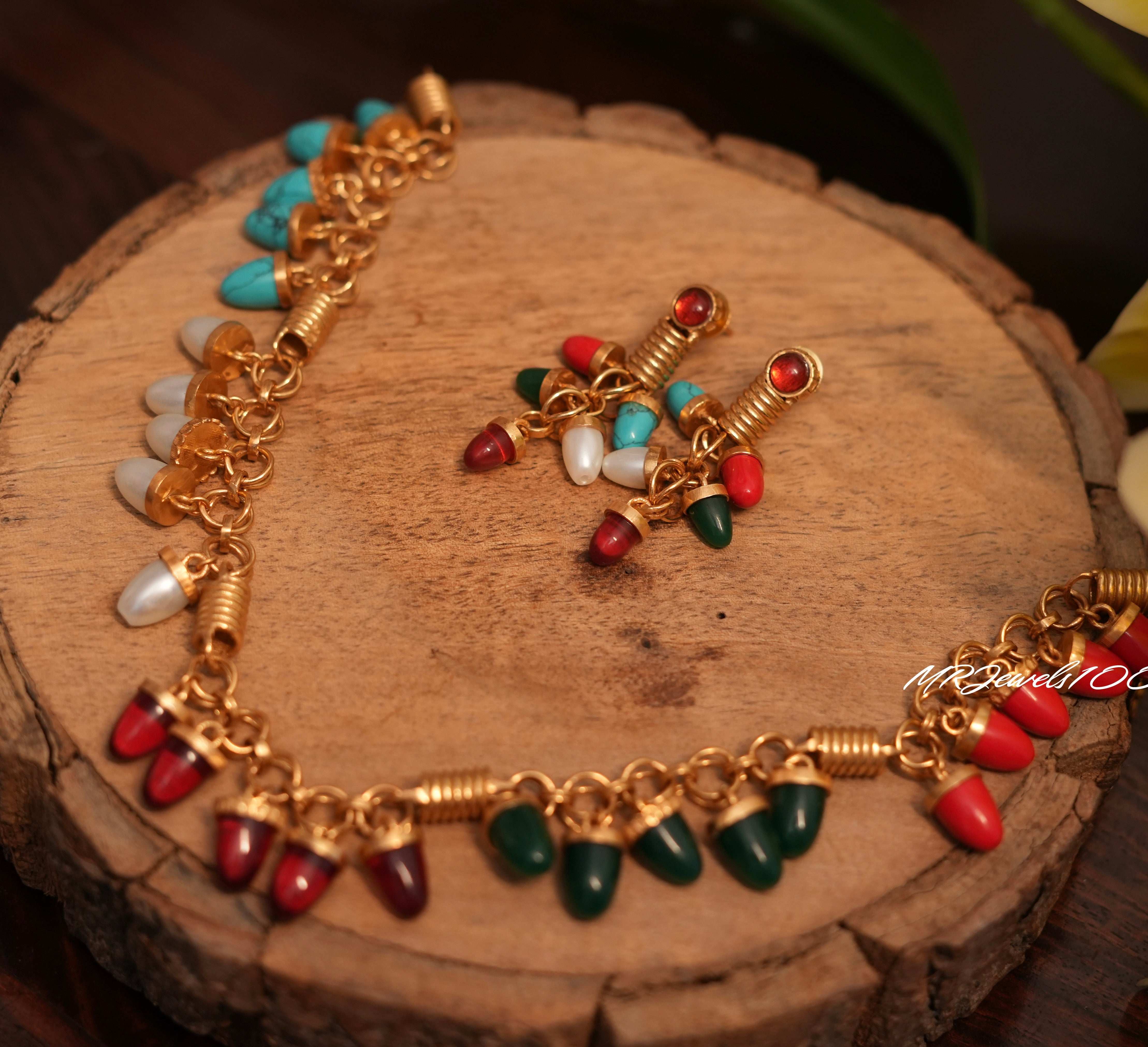 Aarvika Royale – Bold Matte Finish Statement Jewelry - Image 2