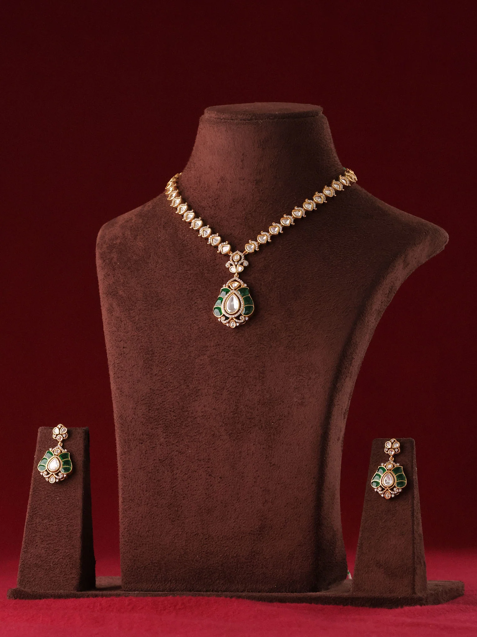 Ahalya  Antique Kundan Necklace - Image 5