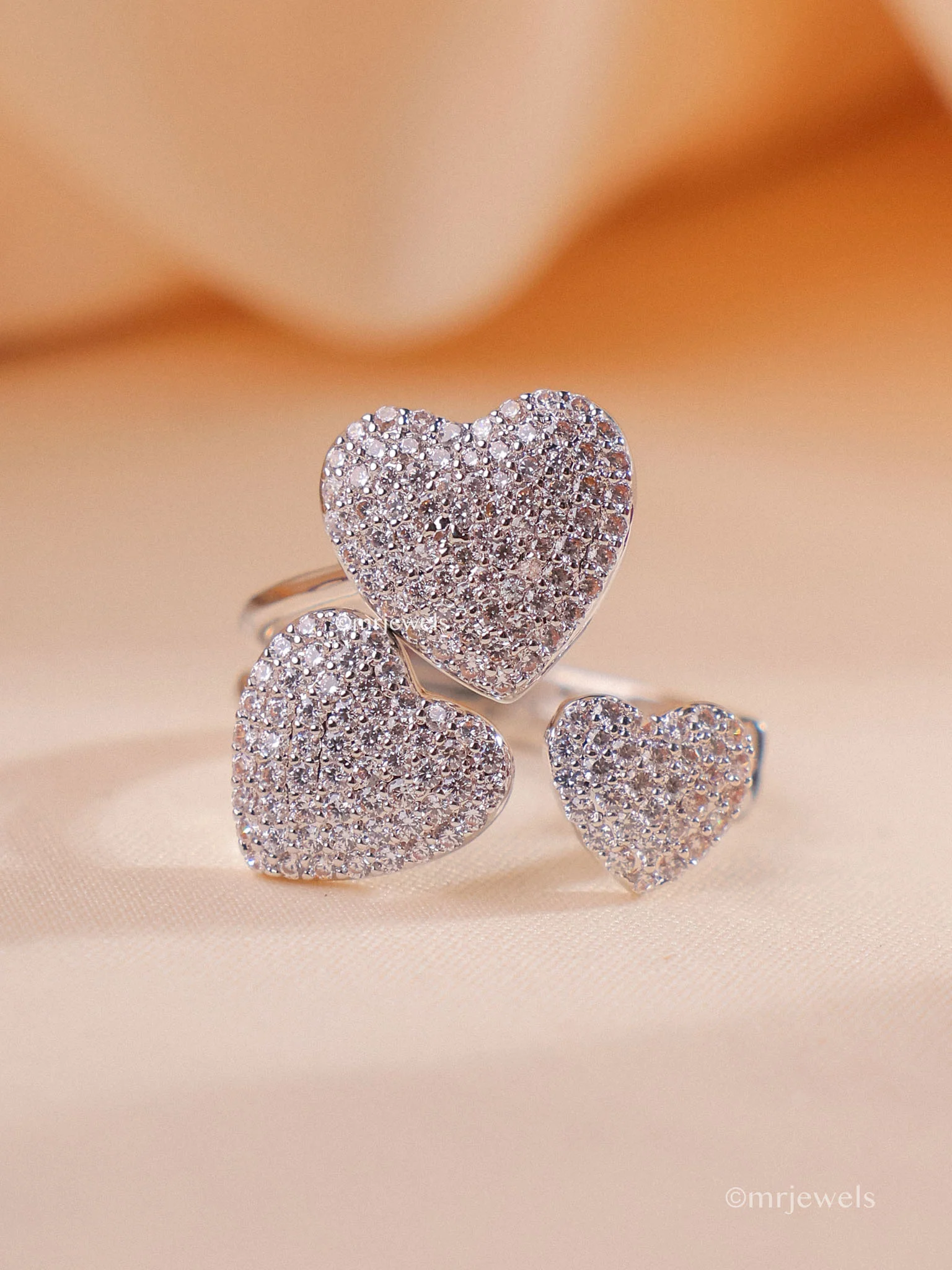 Ahalya Statement Heart Ring