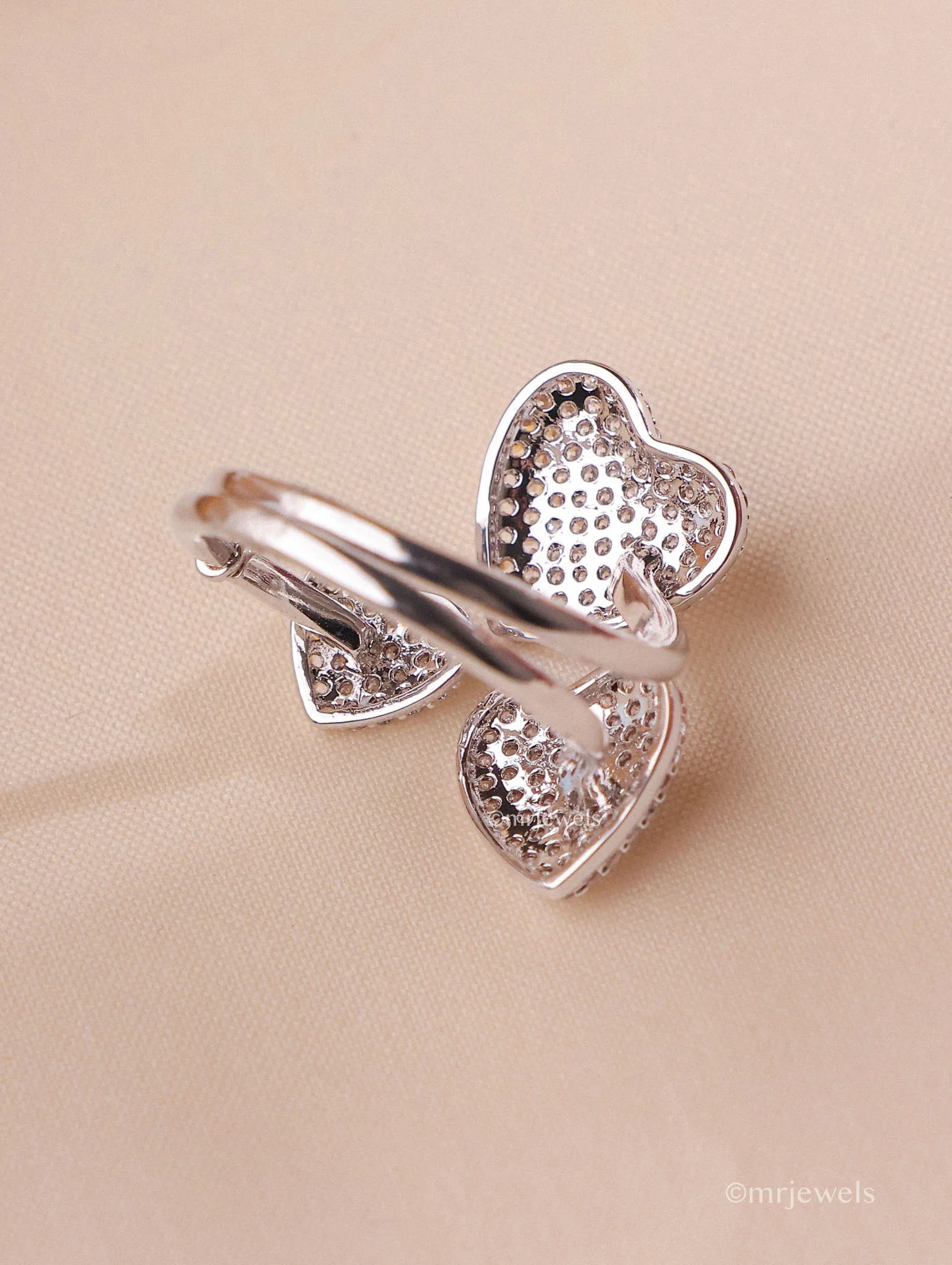 Ahalya Statement Heart Ring - Image 2