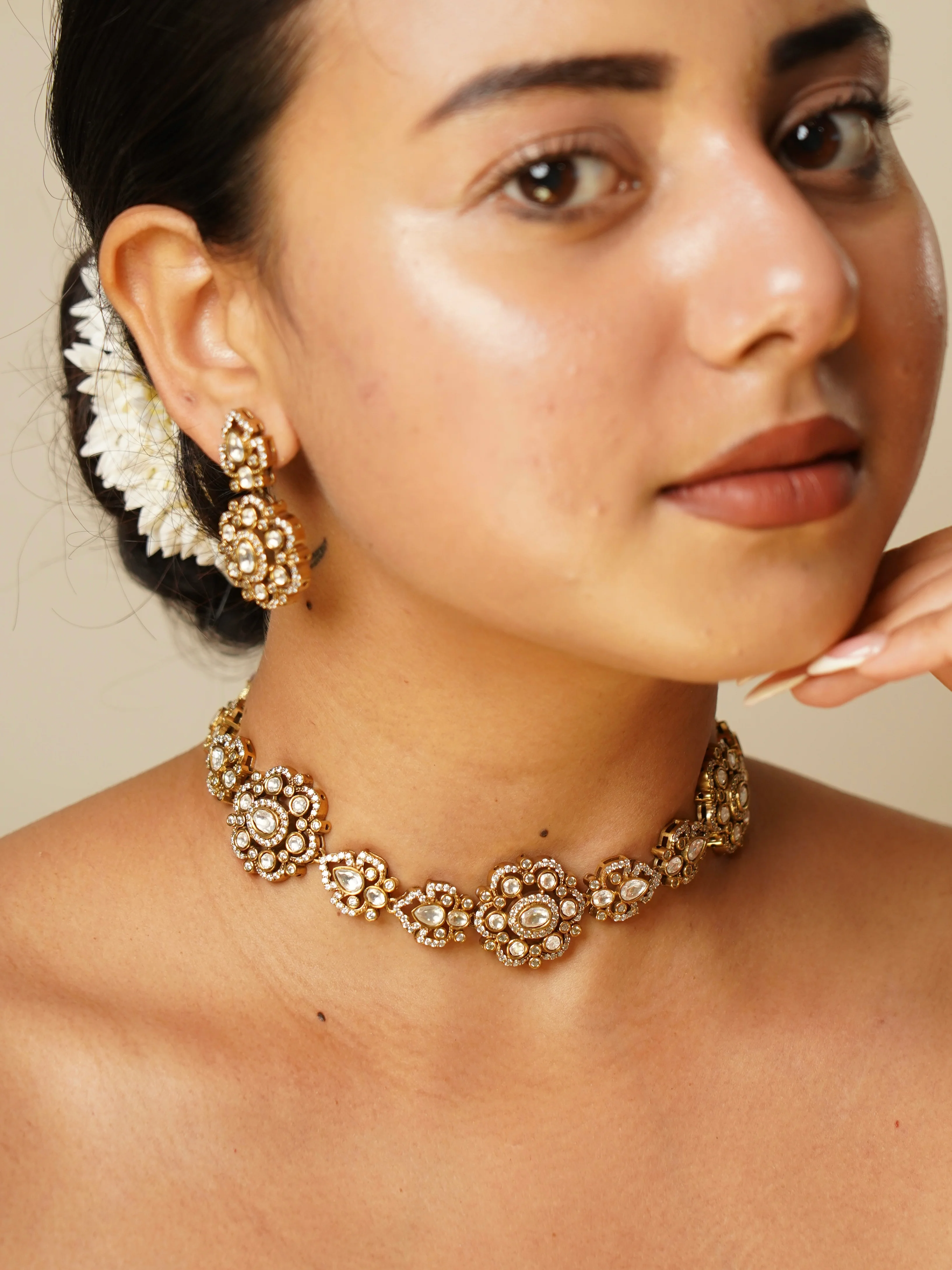 Alia Victorian Polki Choker