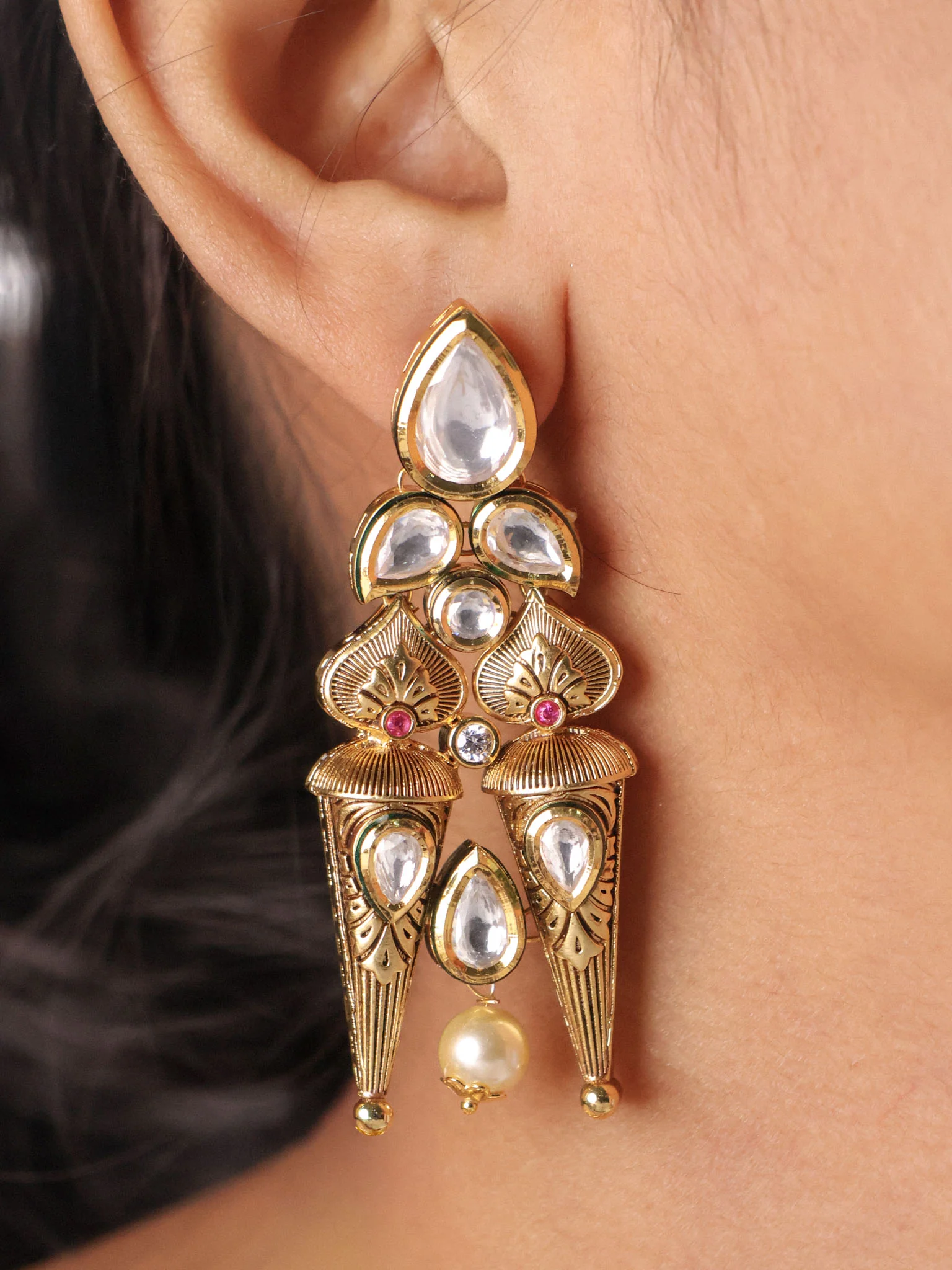 Antique  Royal Heritage Necklace Set - Image 3