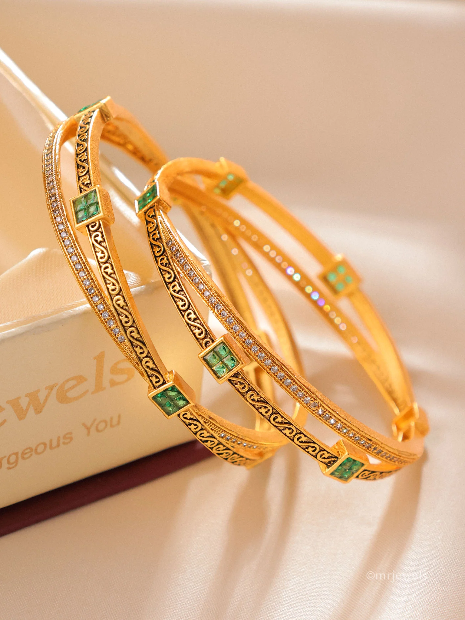 Antique Meenakari Statement Bangles