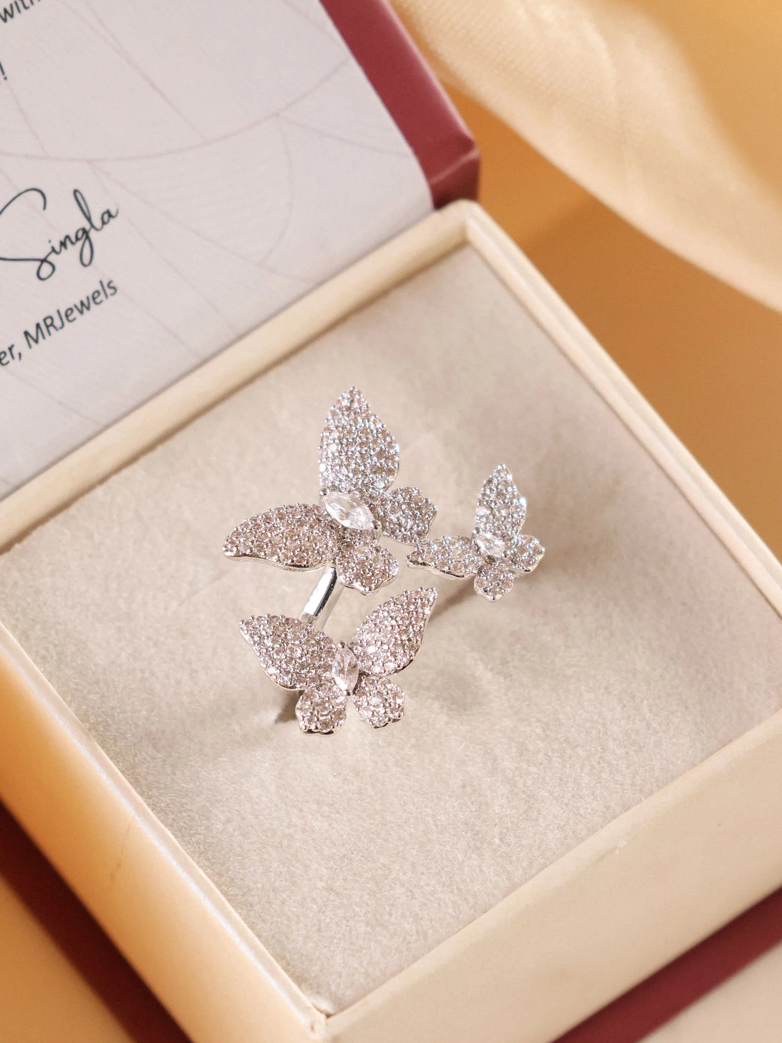 Aurelia Butterfly Luxe Ring - Image 3