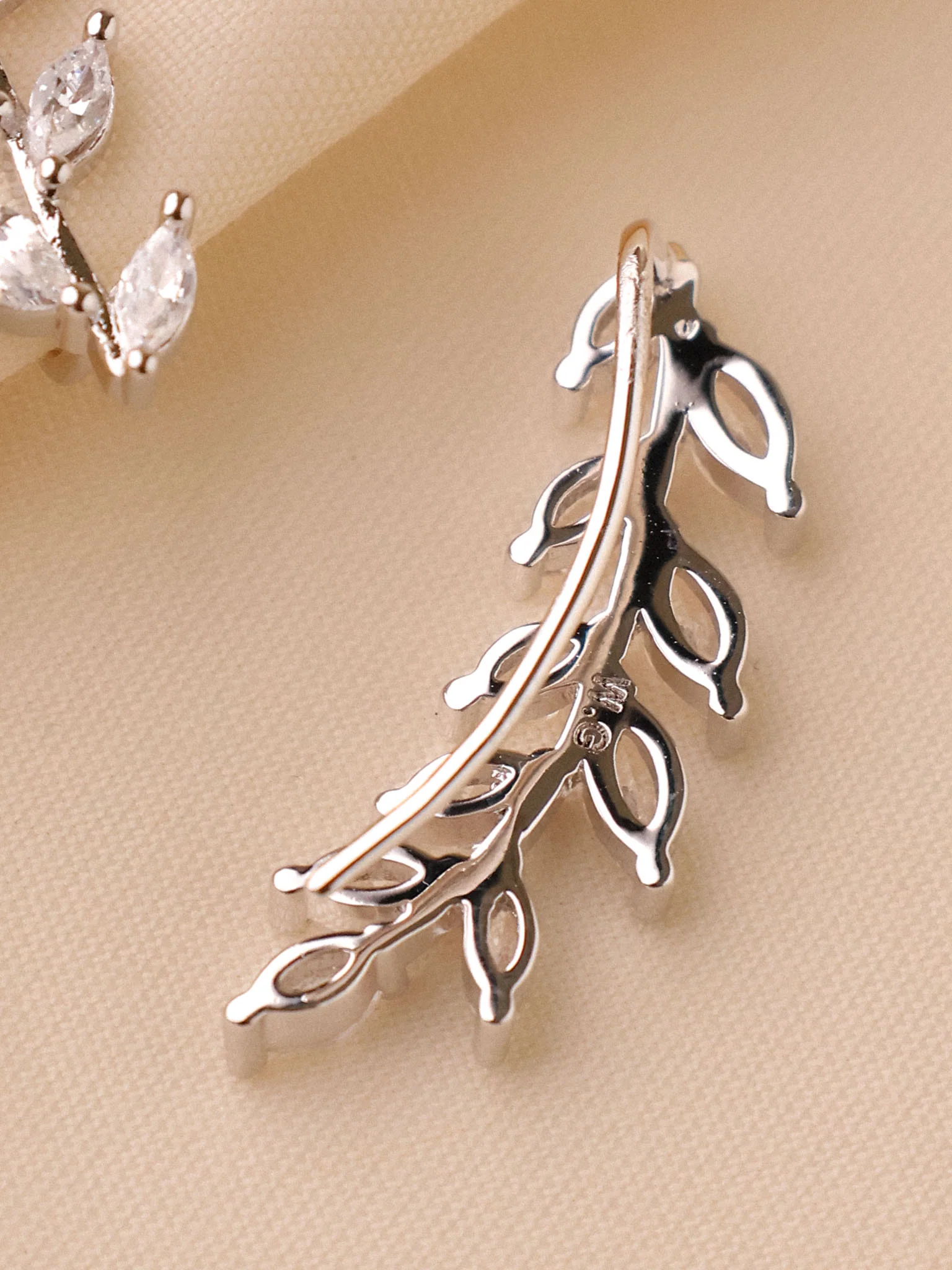 Aurelia Crystal Vine Earcuff - Image 7
