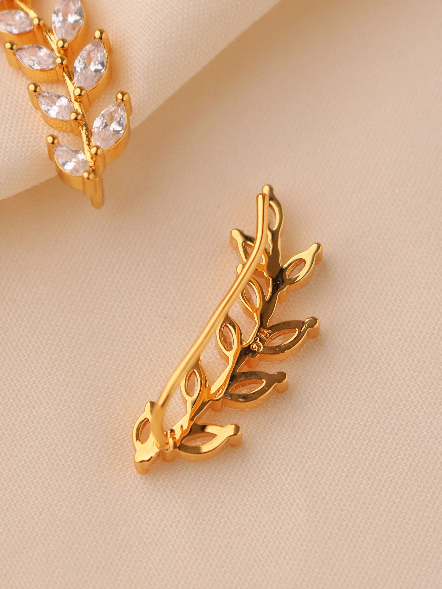 Aurelia Crystal Vine Earcuff - Image 8