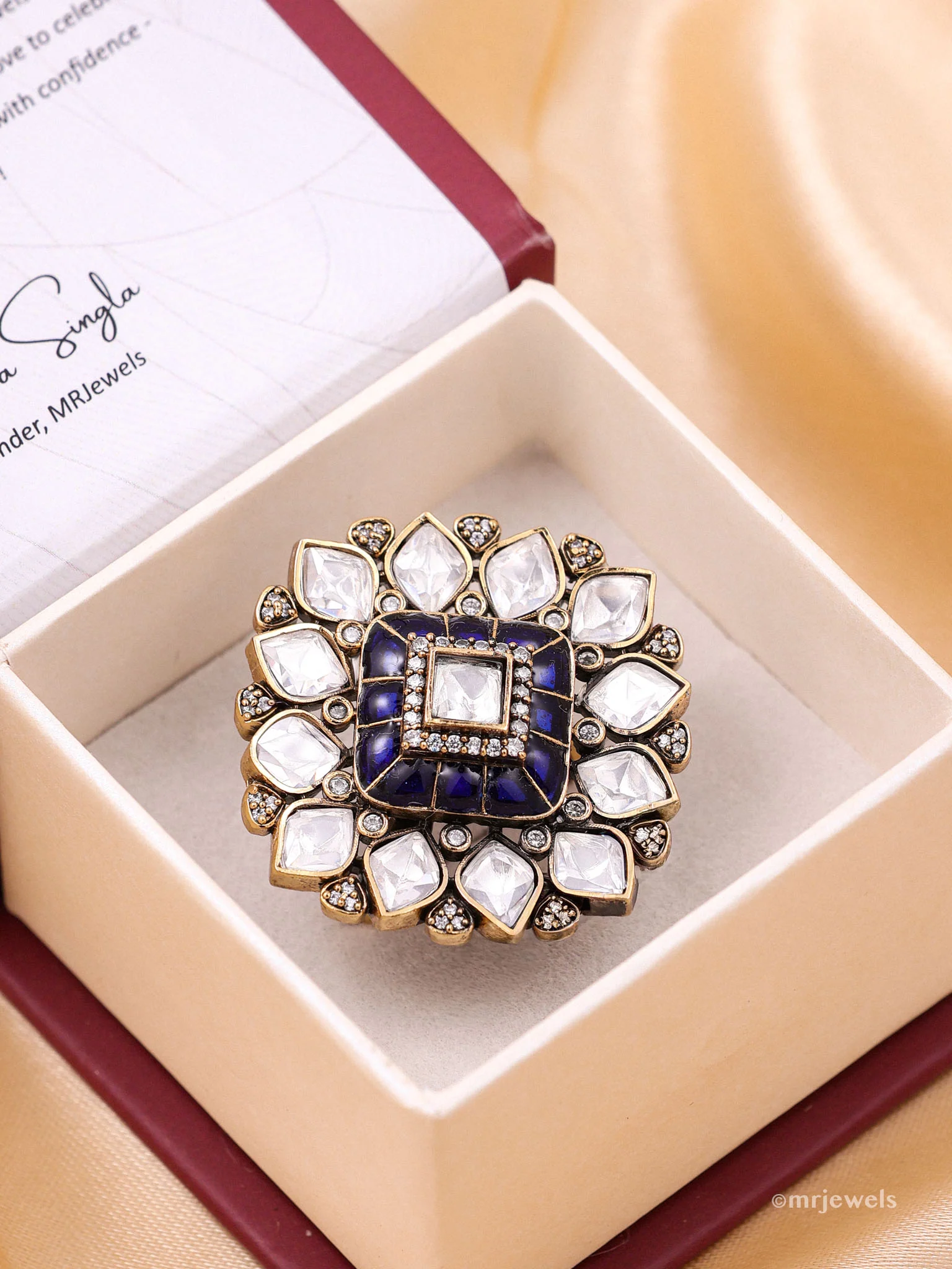 Aurelia Polki Victorian Ring