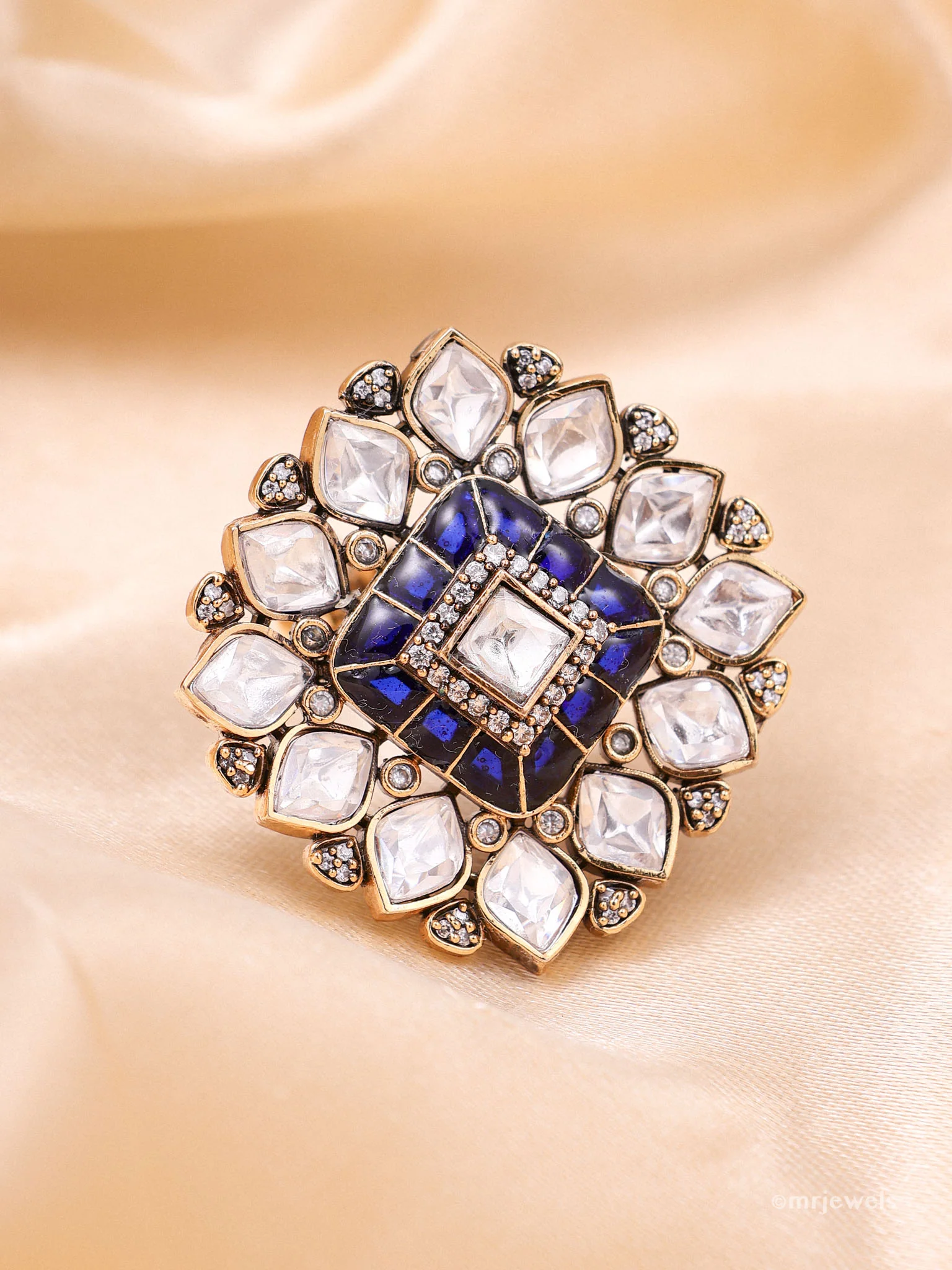 Aurelia Polki Victorian Ring - Image 4