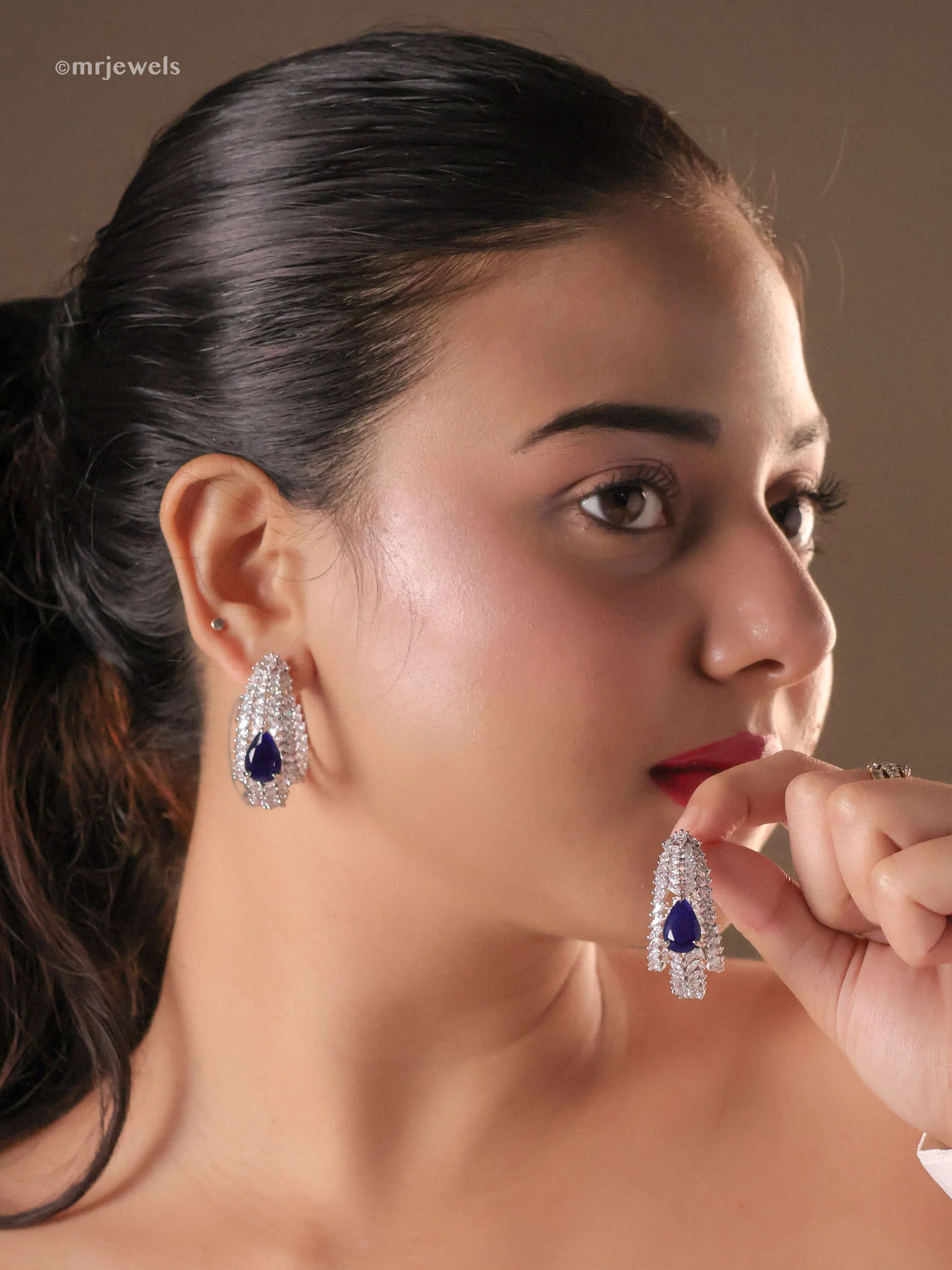 Aurora Diamond Prism Pavé Studs