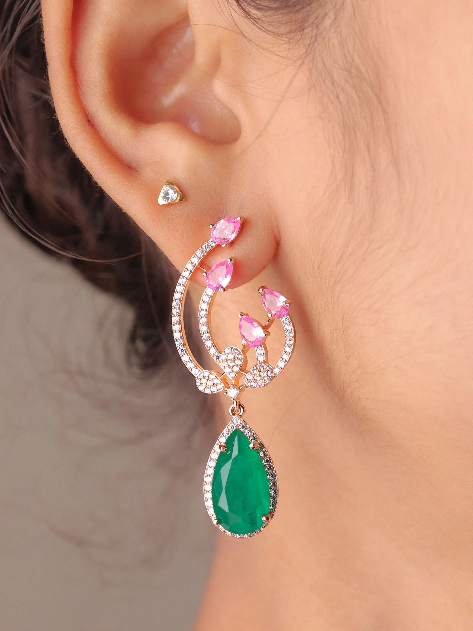 Aurora Luxury Diamond Choker Set - Image 8
