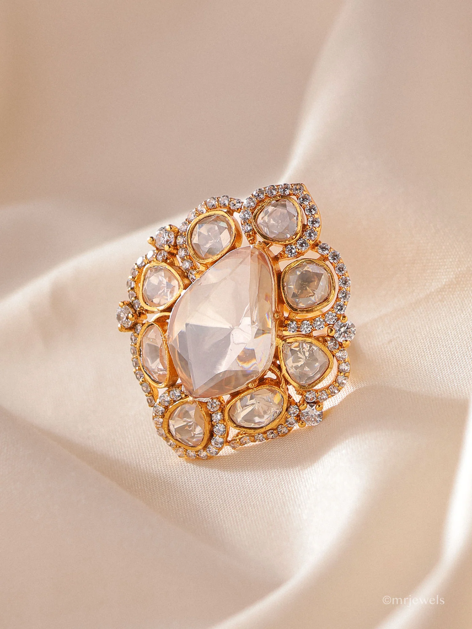 Aveline Moissanite Statement Ring - Image 2