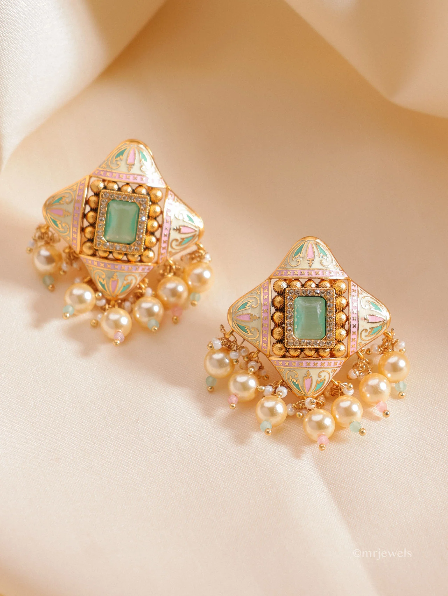 Averra Meenakari Pearl Drops