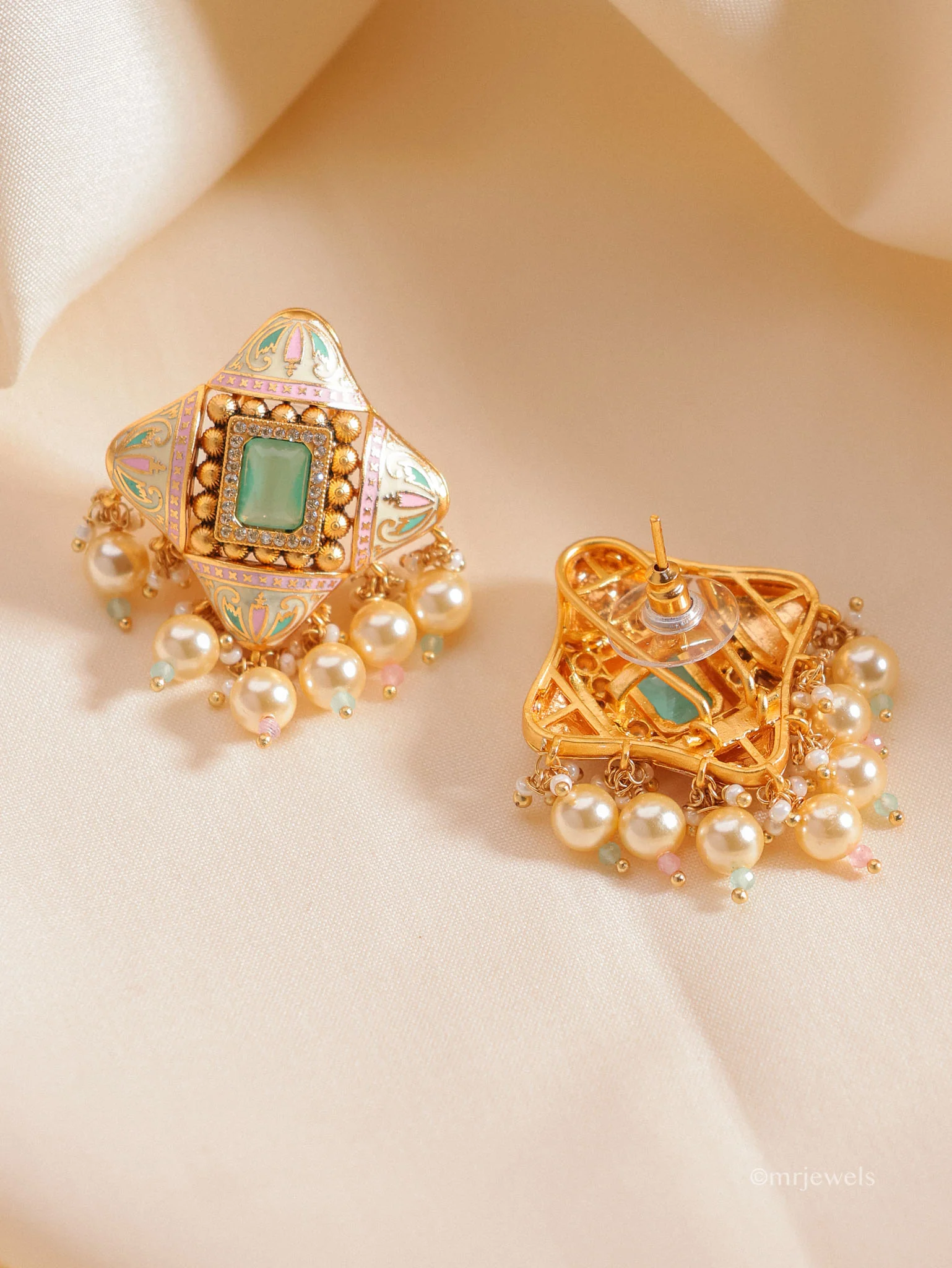 Averra Meenakari Pearl Drops - Image 2