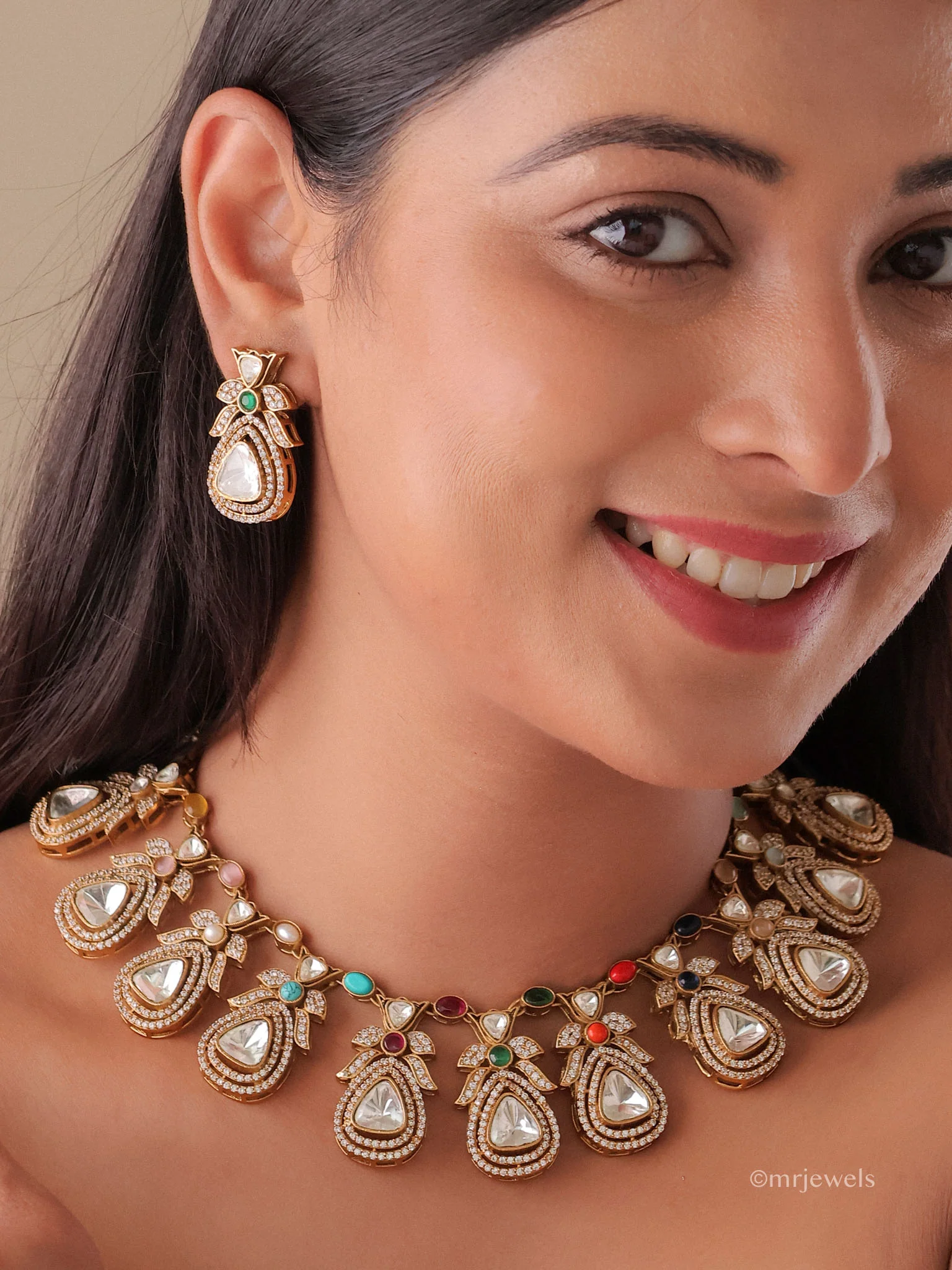 Avyra Polki Statement Set