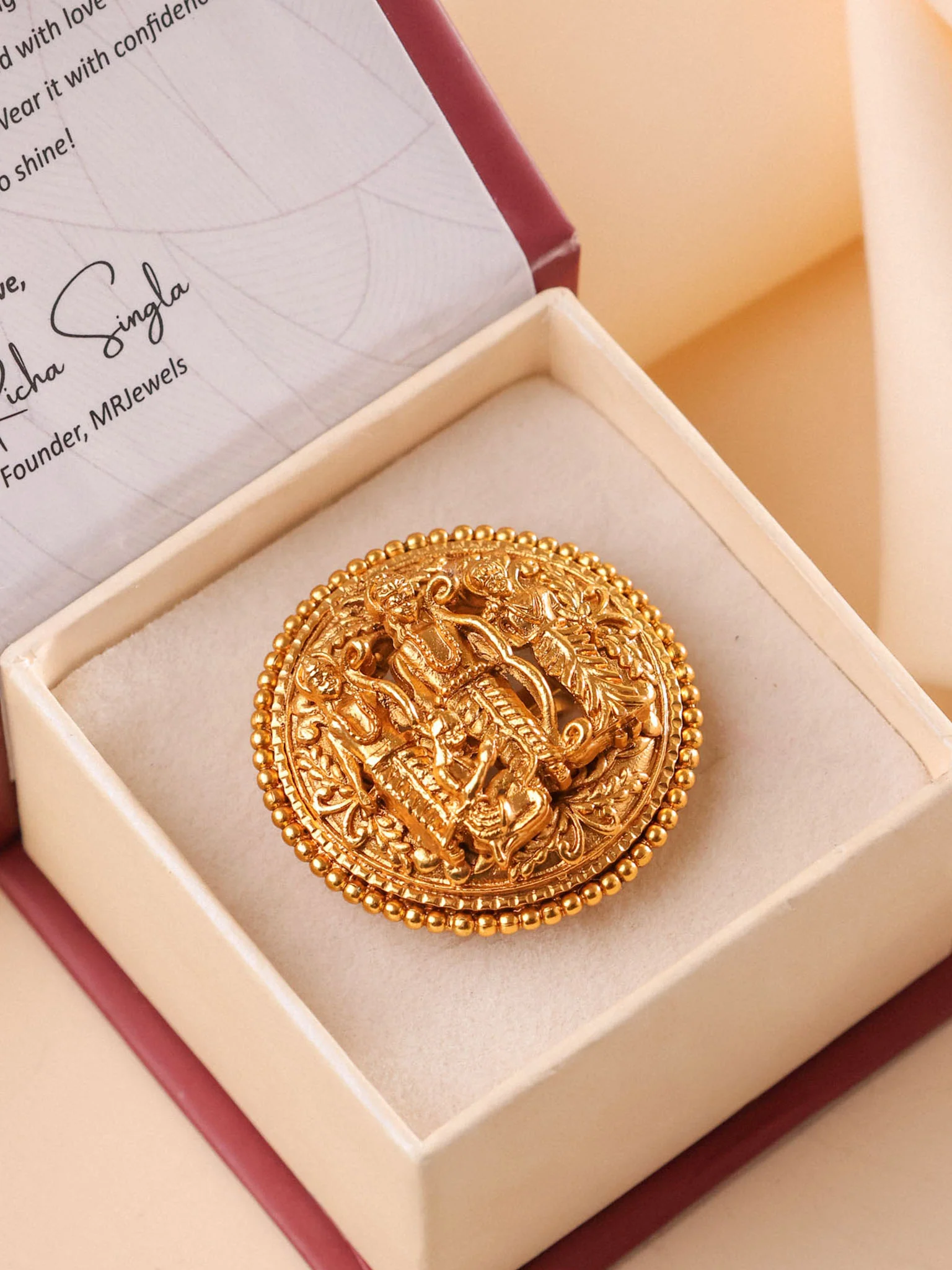 Ayodhya Ramdarbar Heritage Ring