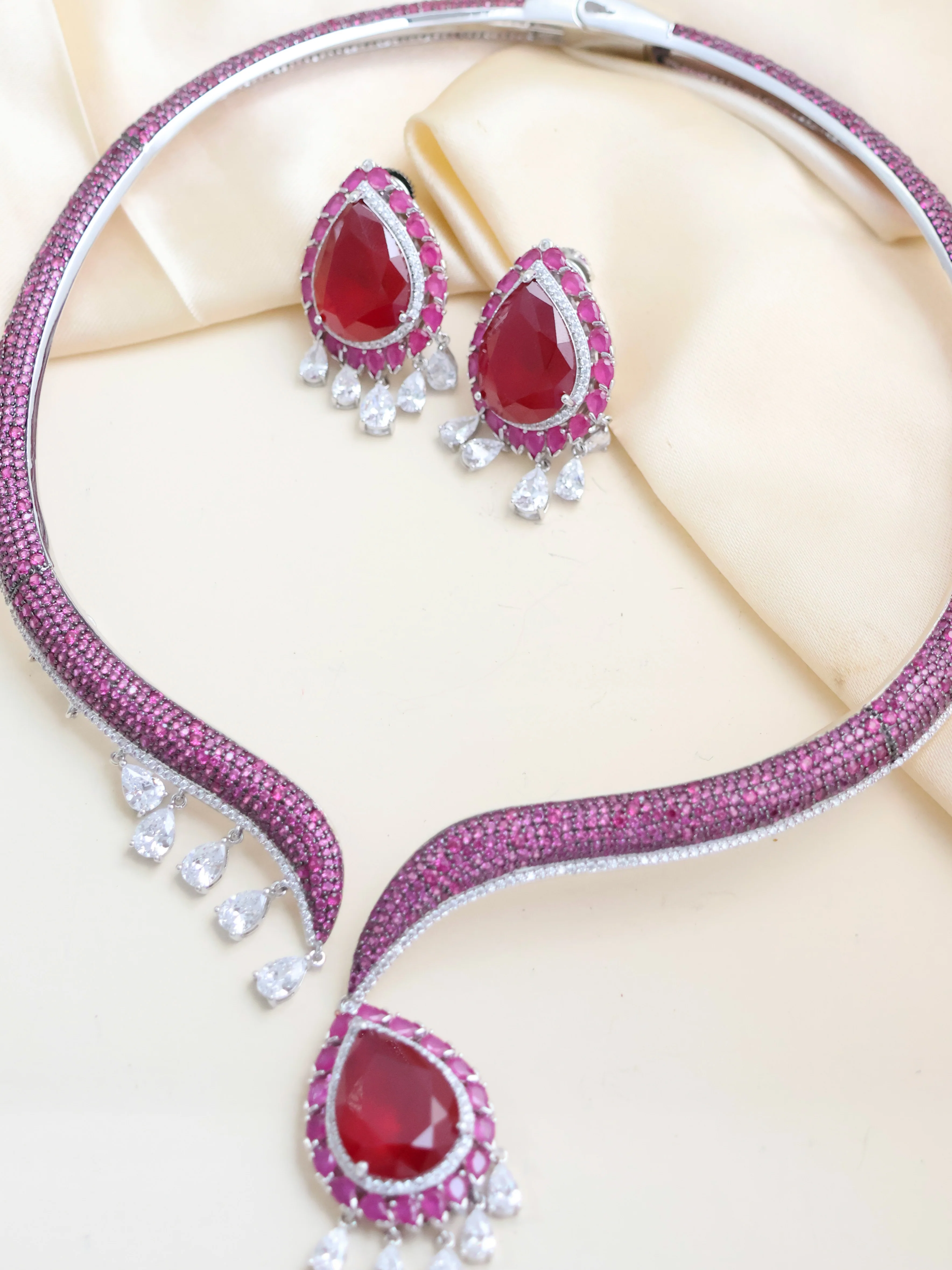 Designer Drop Luxe Cocktail Necklace - Image 6