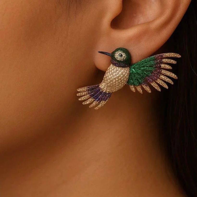 Bird Flyway Earrings - Image 3
