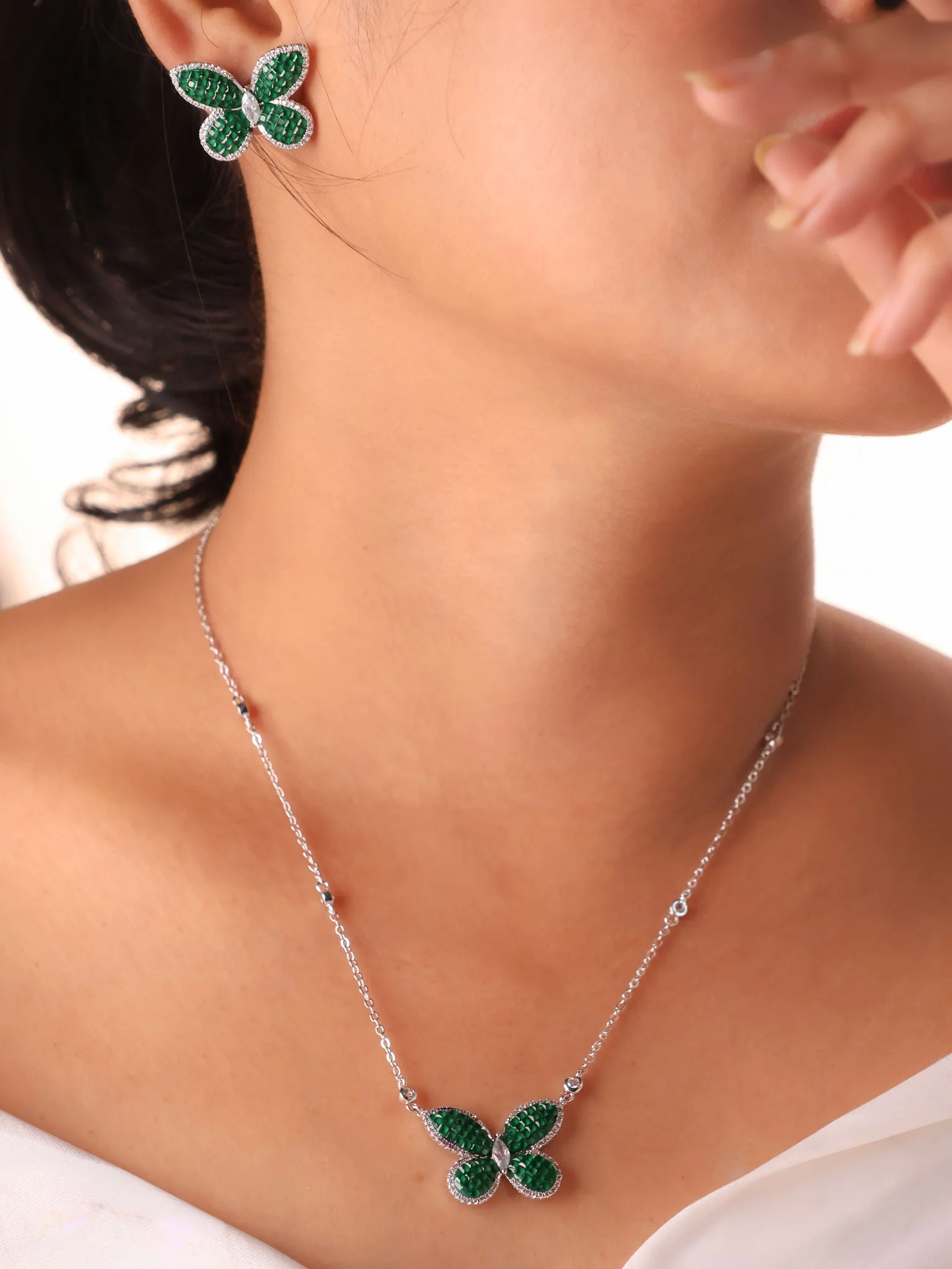 Butterfly Set (Sapphire • Emerald • Ruby) - Image 2