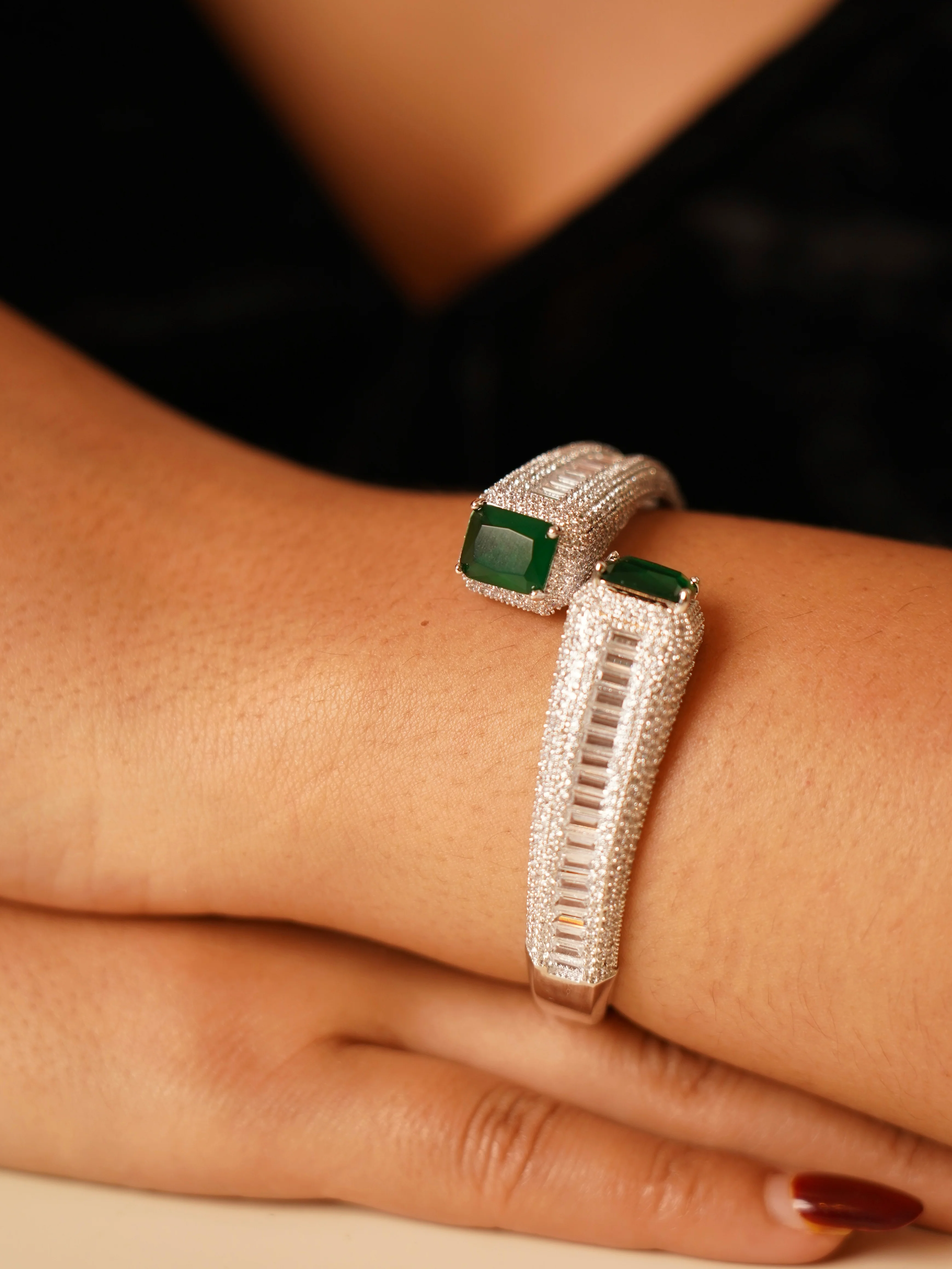 Celestia Luxe Bracelets – Multicolor Stone Glamour - Image 3
