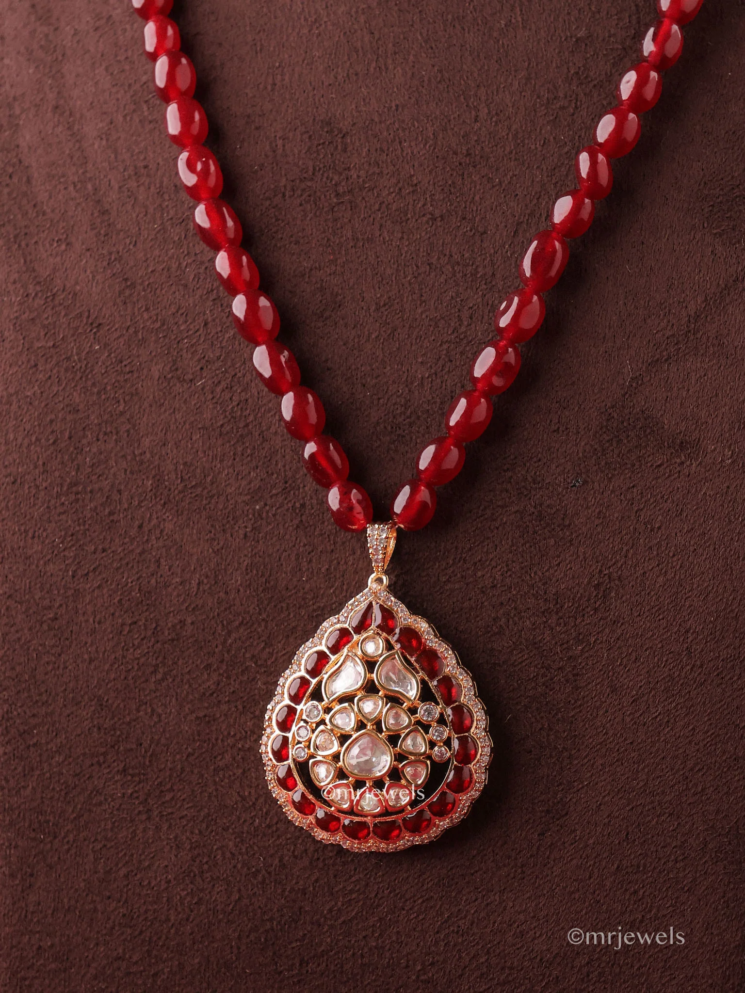 Charvi Polki Pendant Set - Image 2