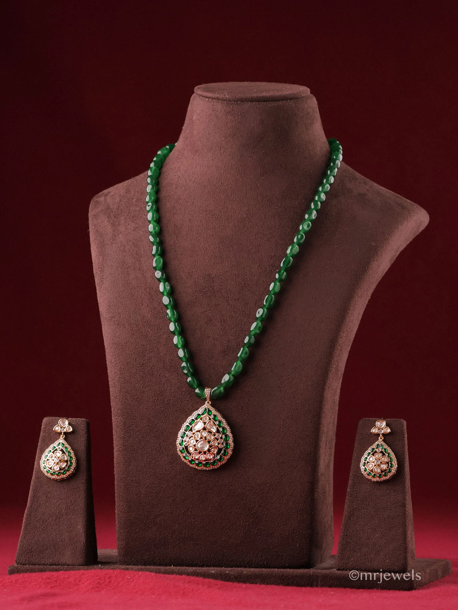 Charvi Polki Pendant Set - Image 3
