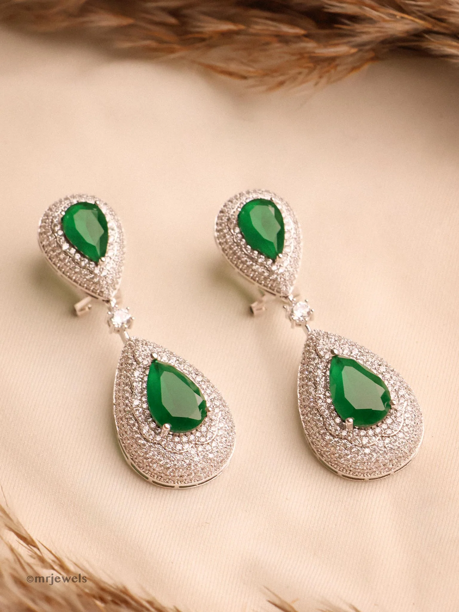 Cocktail Diamond Earrings - Image 2