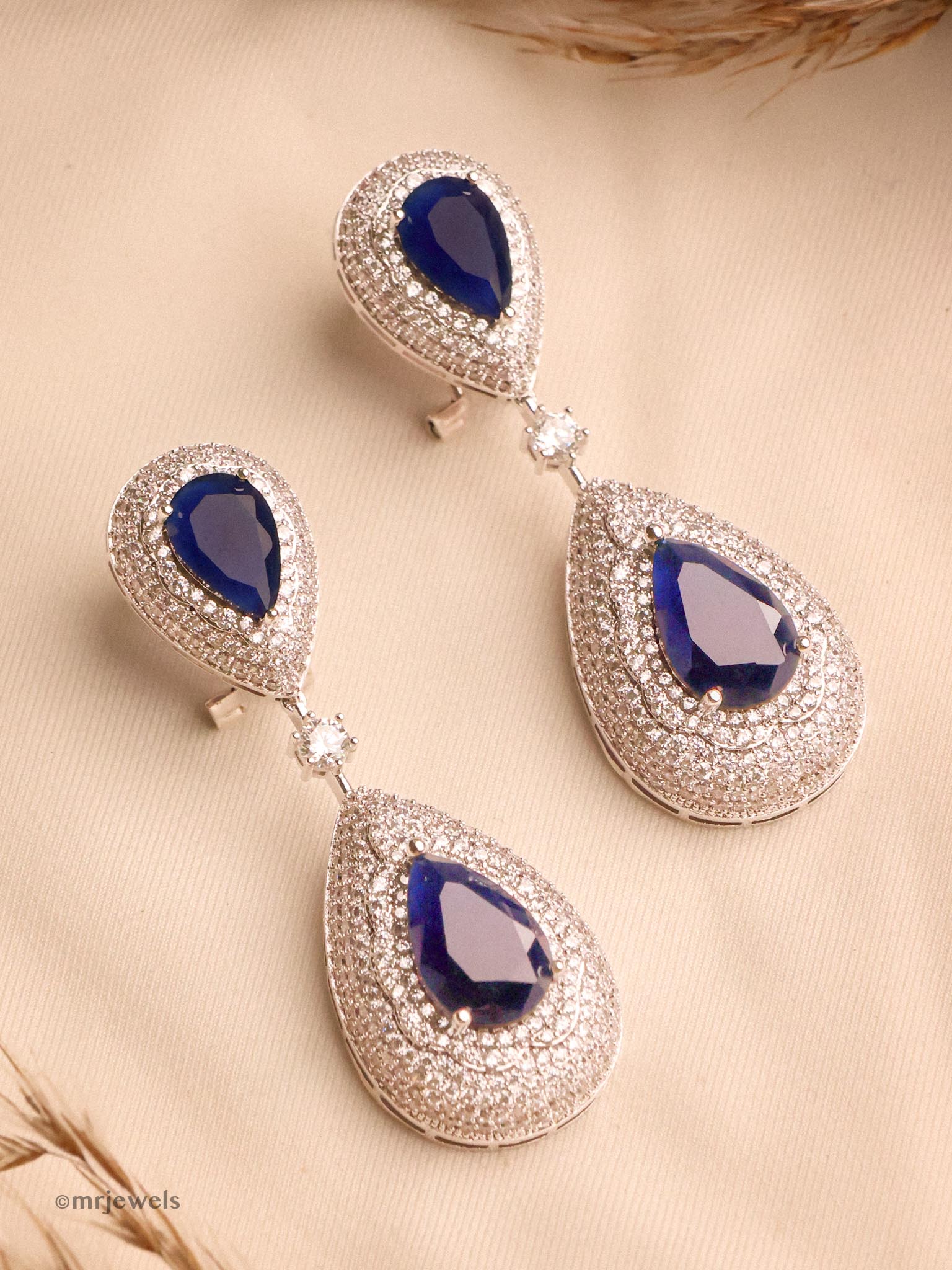 Cocktail Diamond Earrings - Image 4