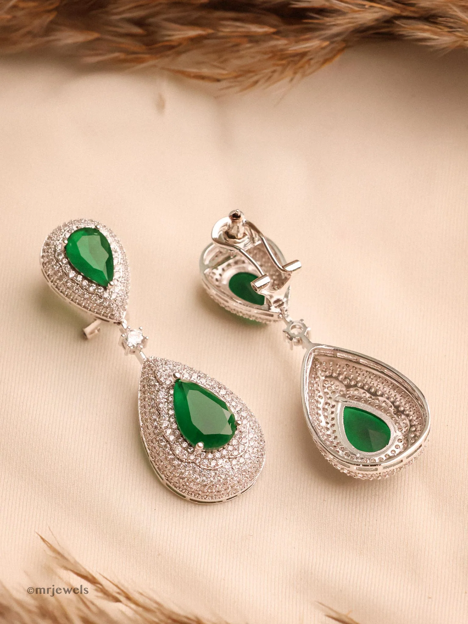 Cocktail Diamond Earrings - Image 6