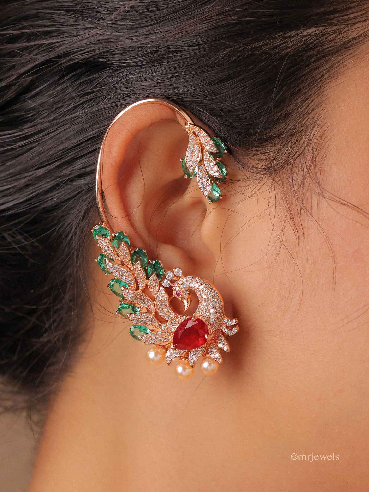 Designer Statement Ear Cuff - Image 3
