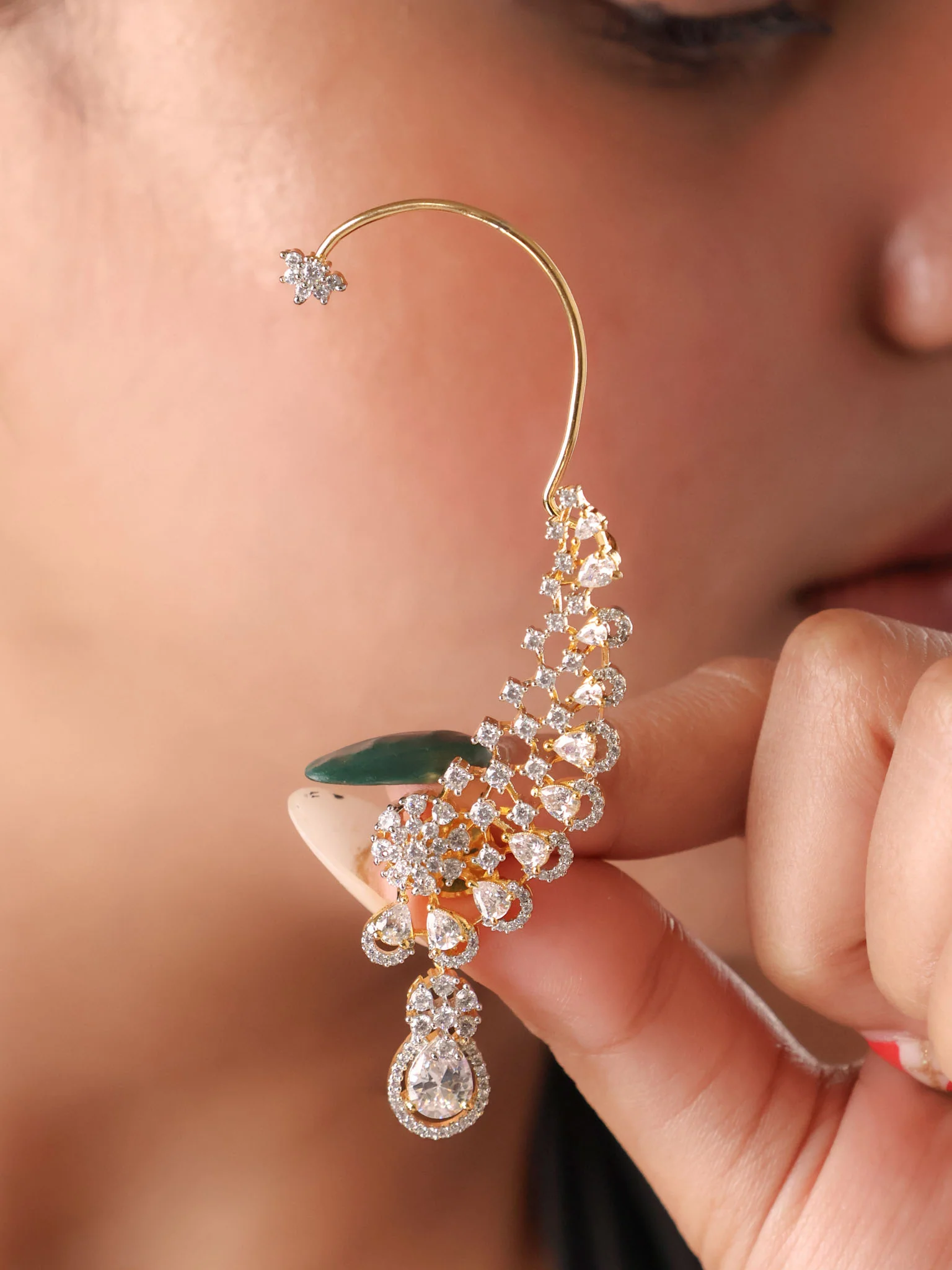 Dewdrop Radiance EarCuffs - Image 11