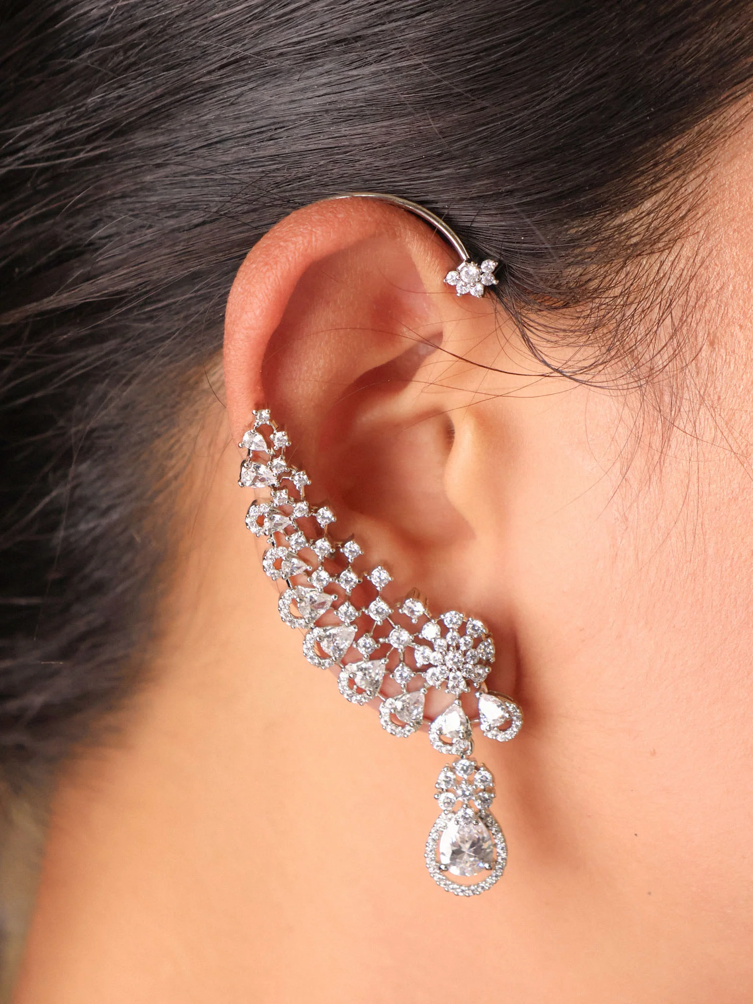 Dewdrop Radiance EarCuffs - Image 12