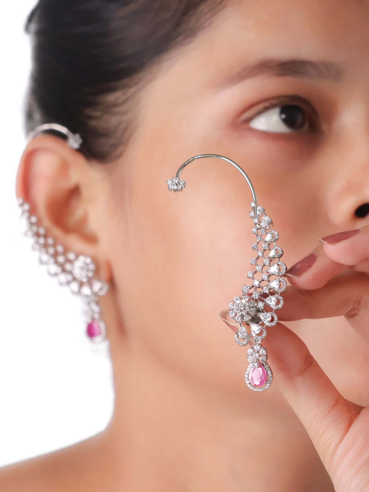 Dewdrop Radiance EarCuffs - Image 3