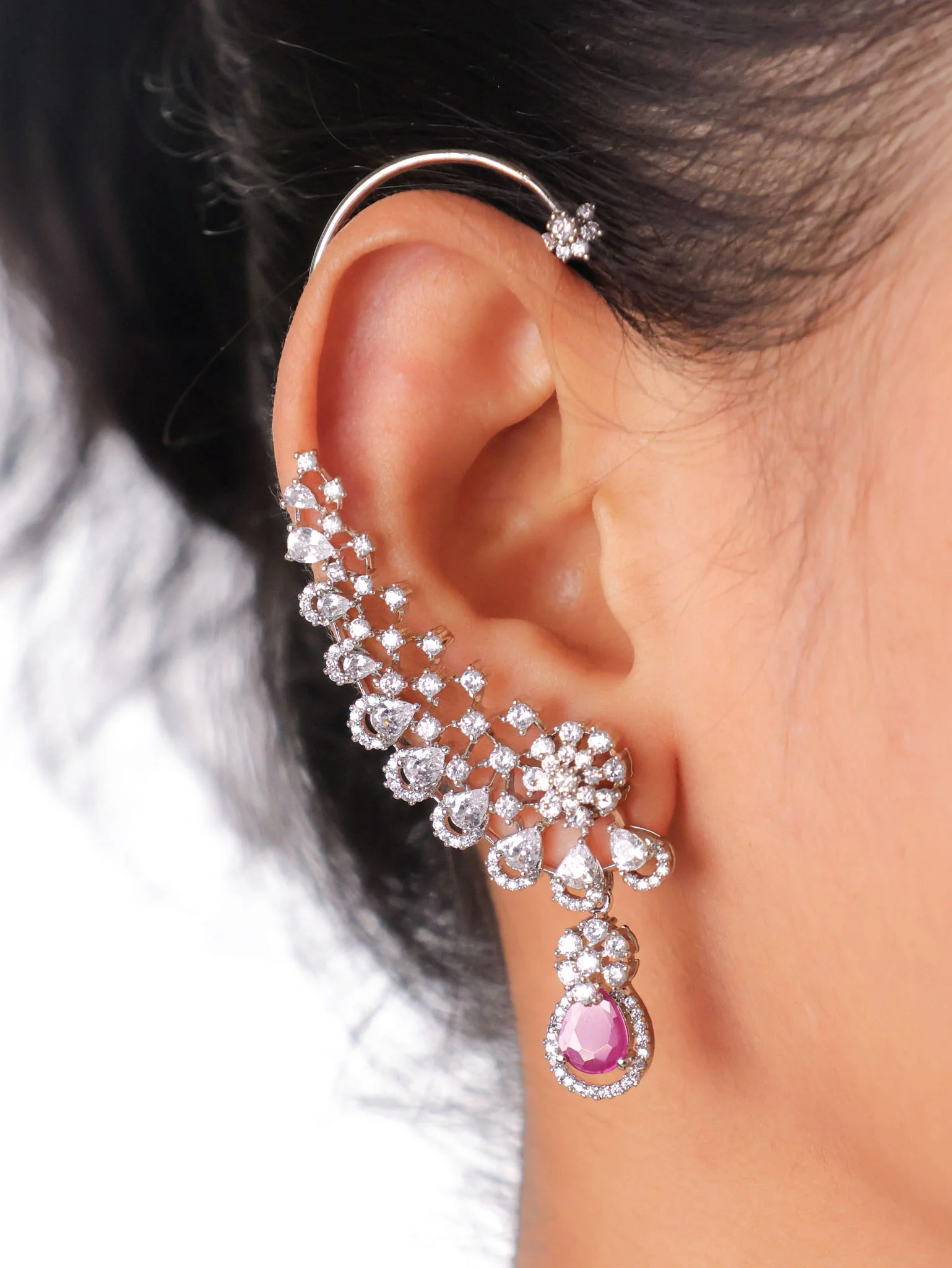 Dewdrop Radiance EarCuffs - Image 4