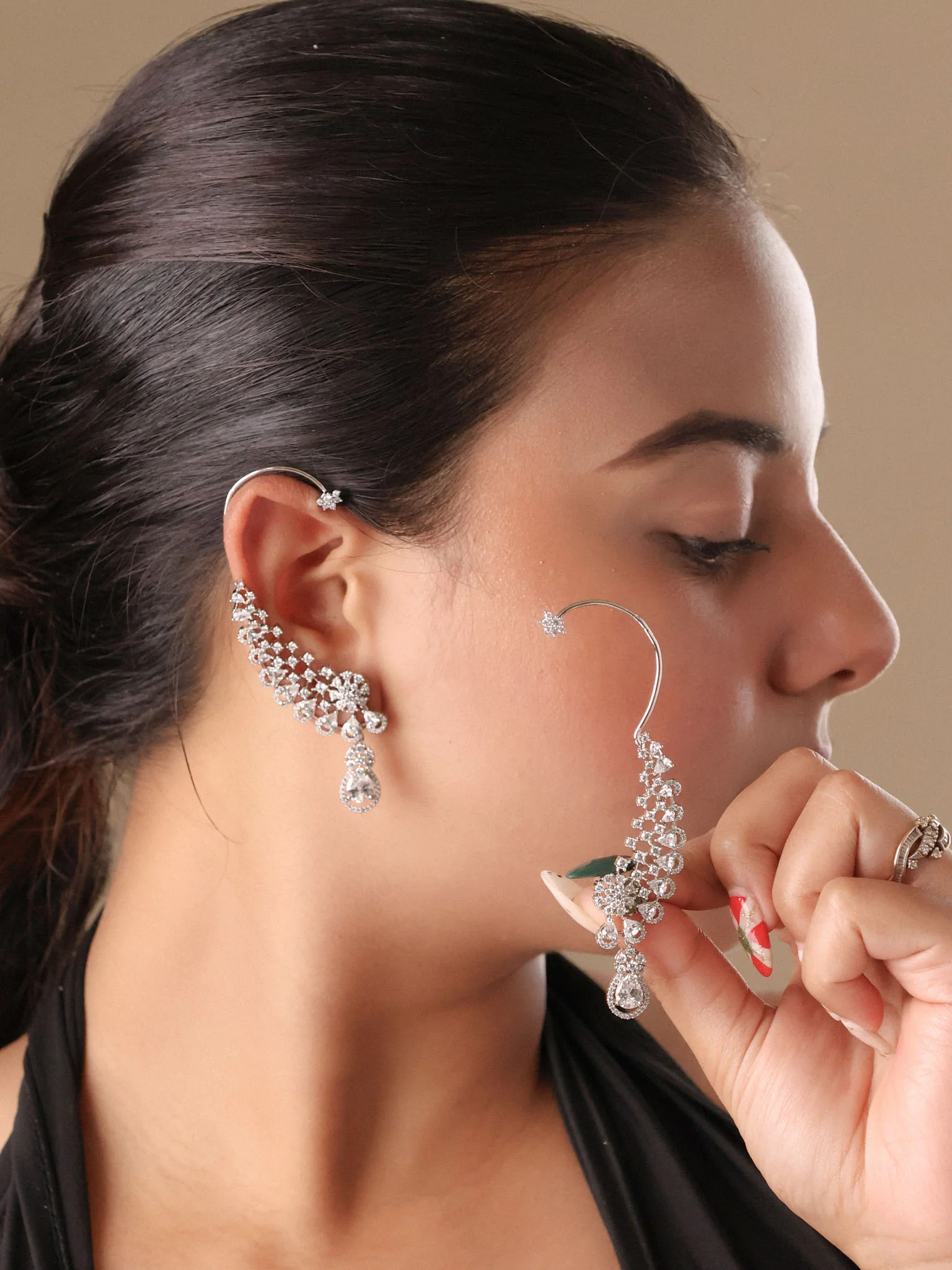 Dewdrop Radiance EarCuffs - Image 6