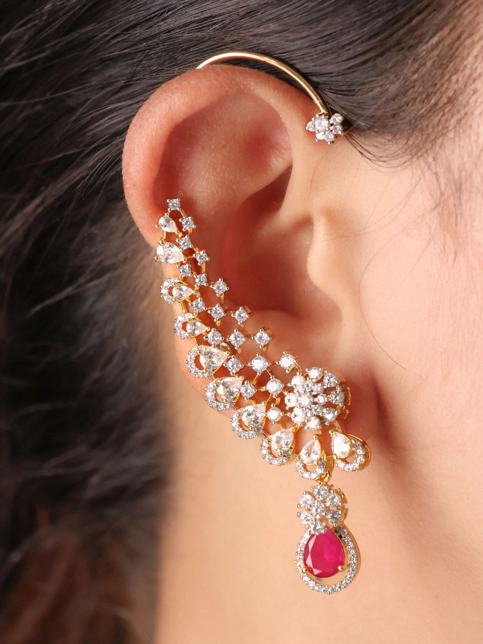 Dewdrop Radiance EarCuffs - Image 8