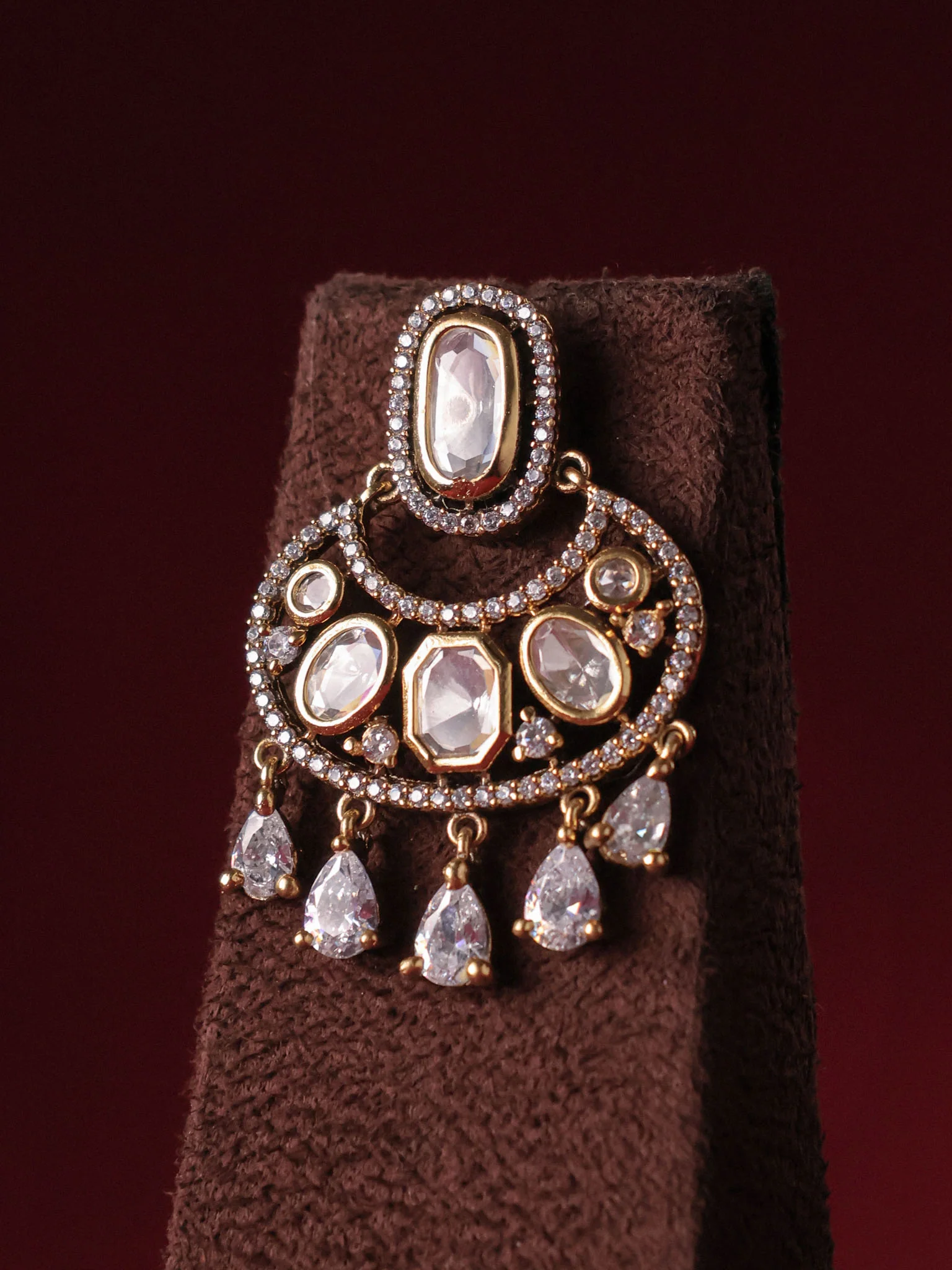 Dual-Layer Polki Moissanite Royale Set - Image 3