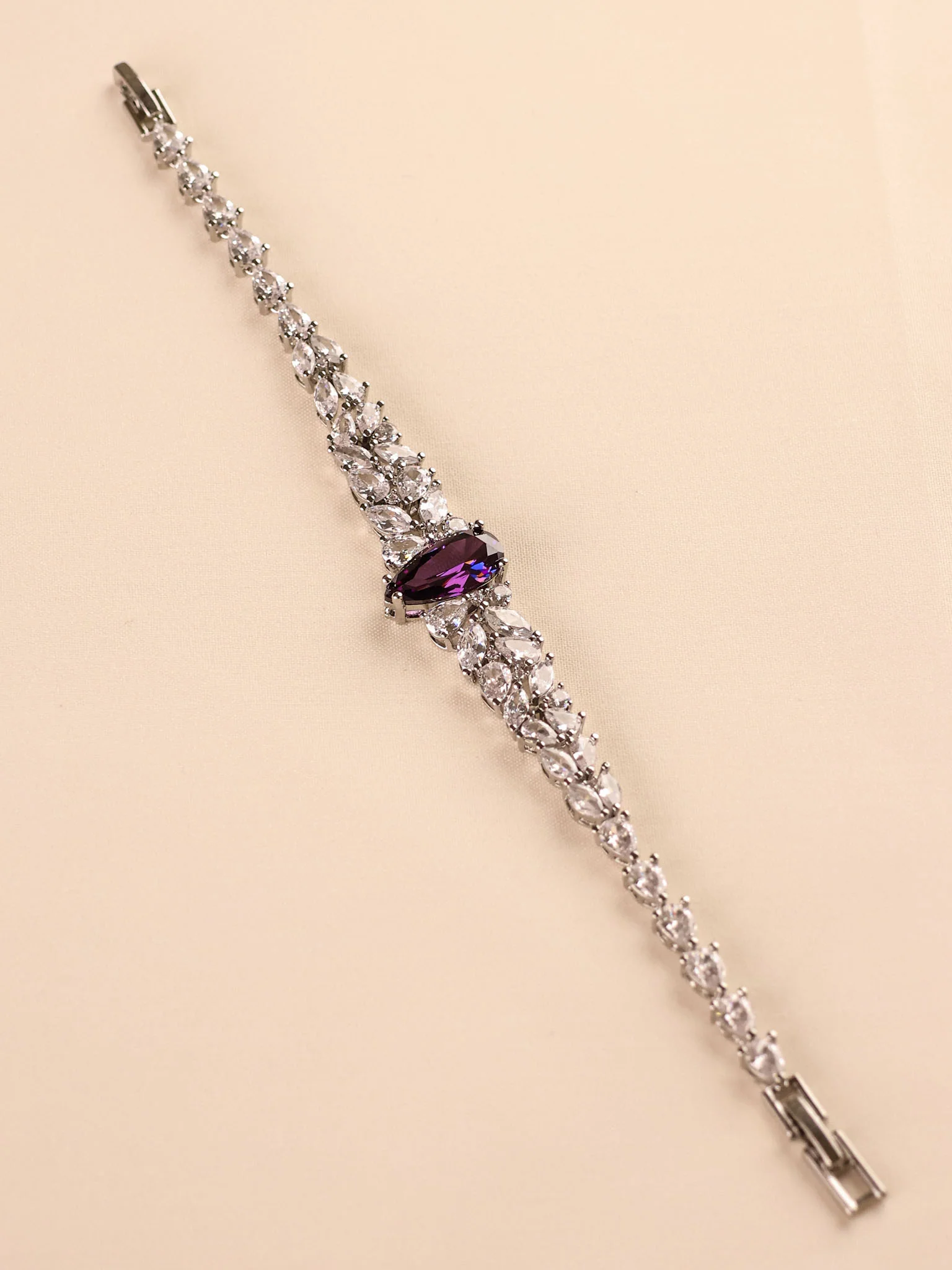 Elara Solitaire Tennis Bracelet - Image 2