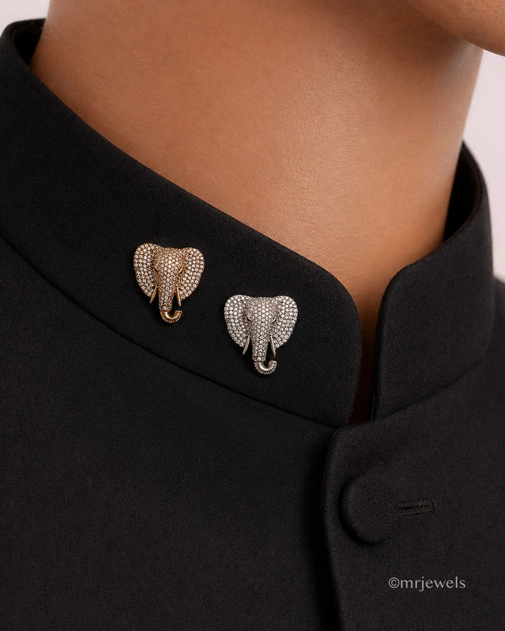 Elephant Collar Brooch