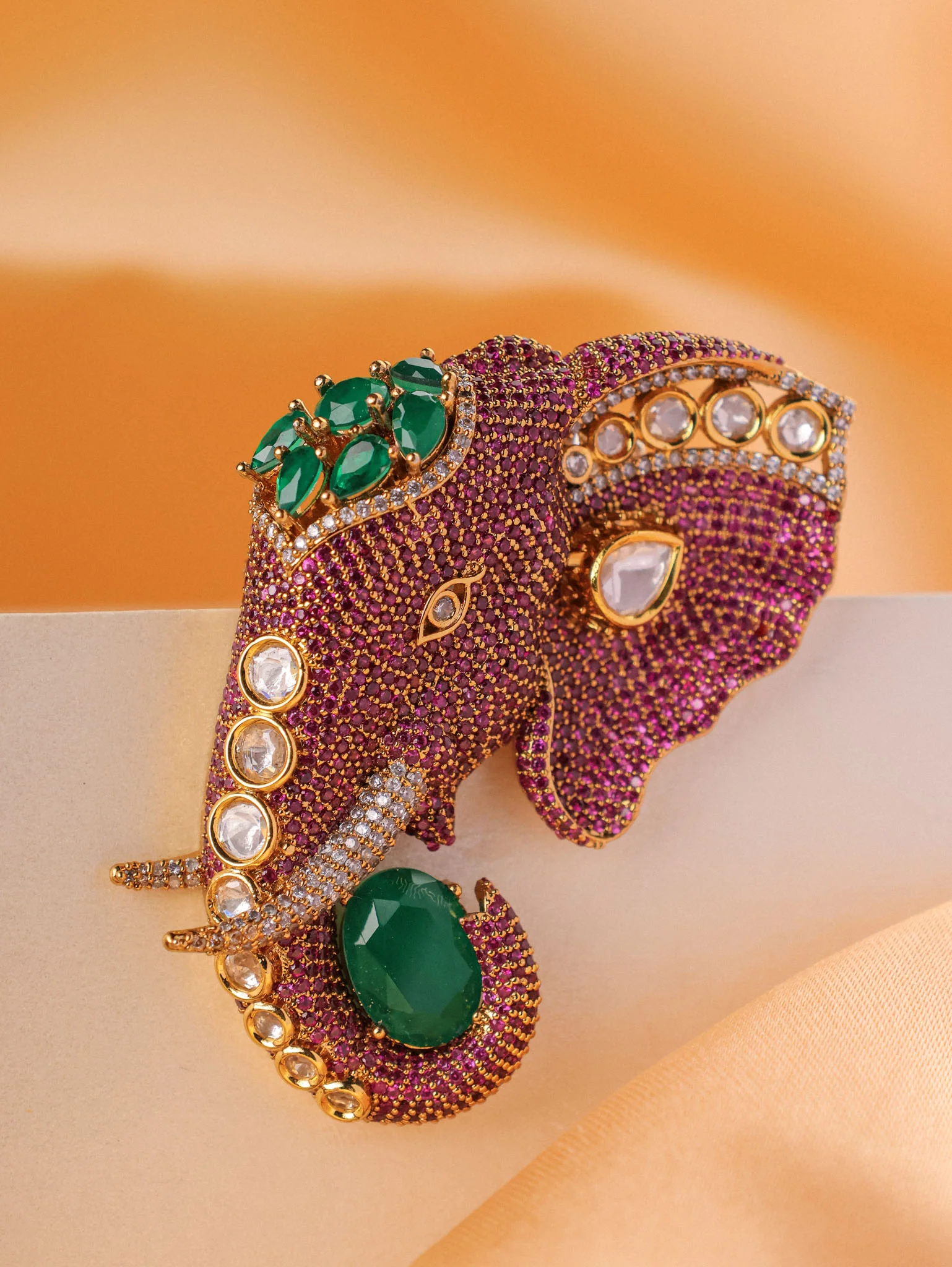 Elephant Royale Brooch