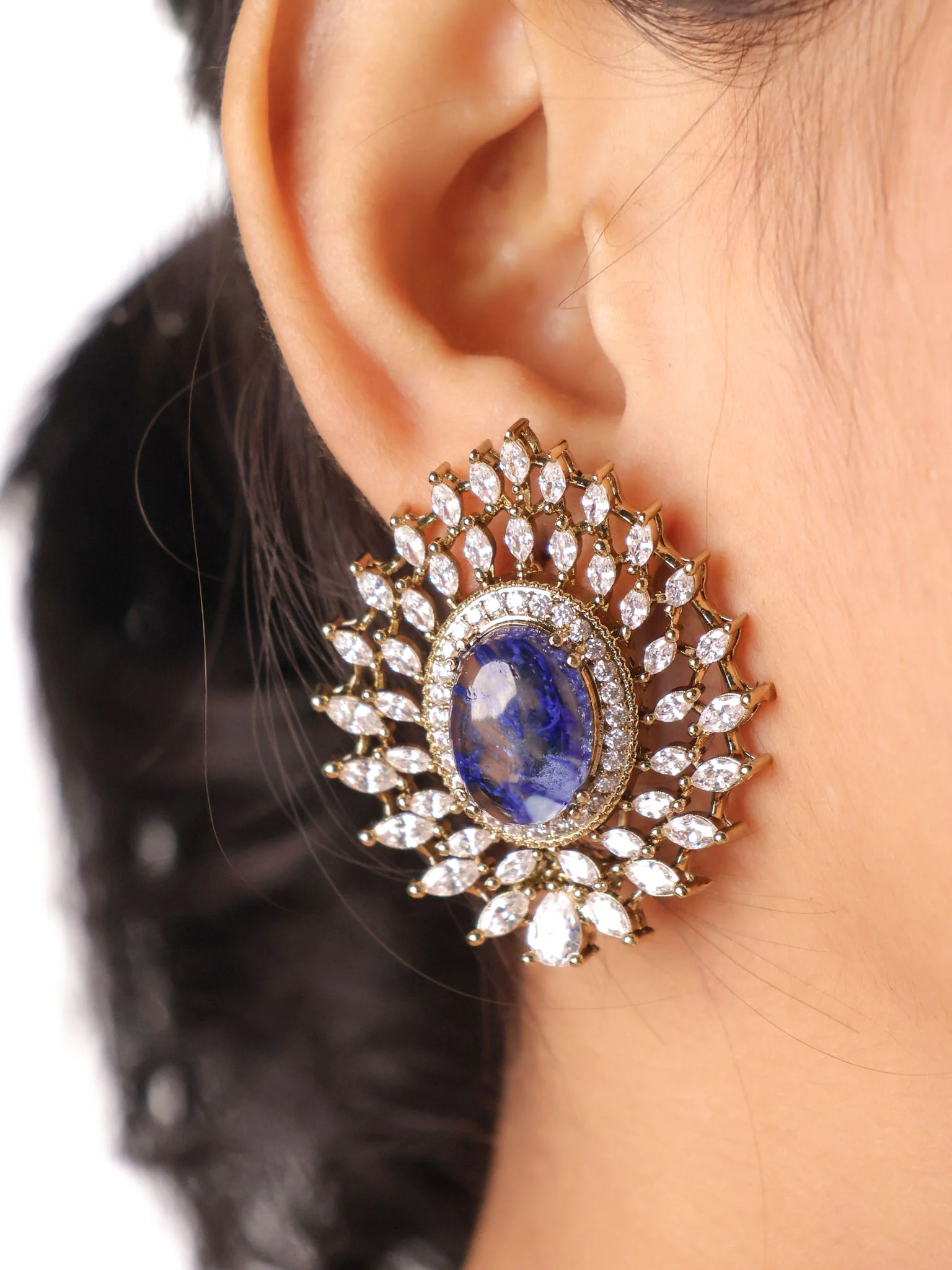 Victorian  Statement Studs - Image 3