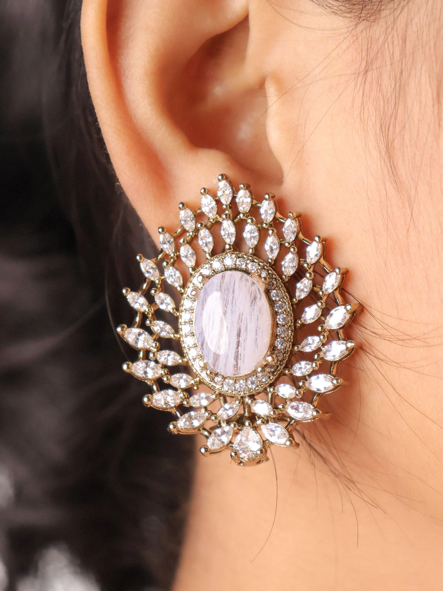 Victorian  Statement Studs - Image 7