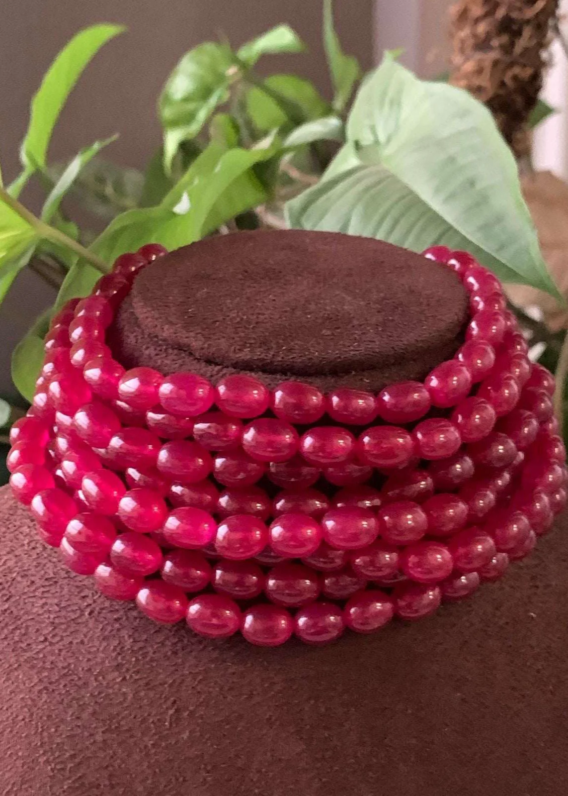 Emerald and Ruby: Multi-Layered indo western Choker - Image 3