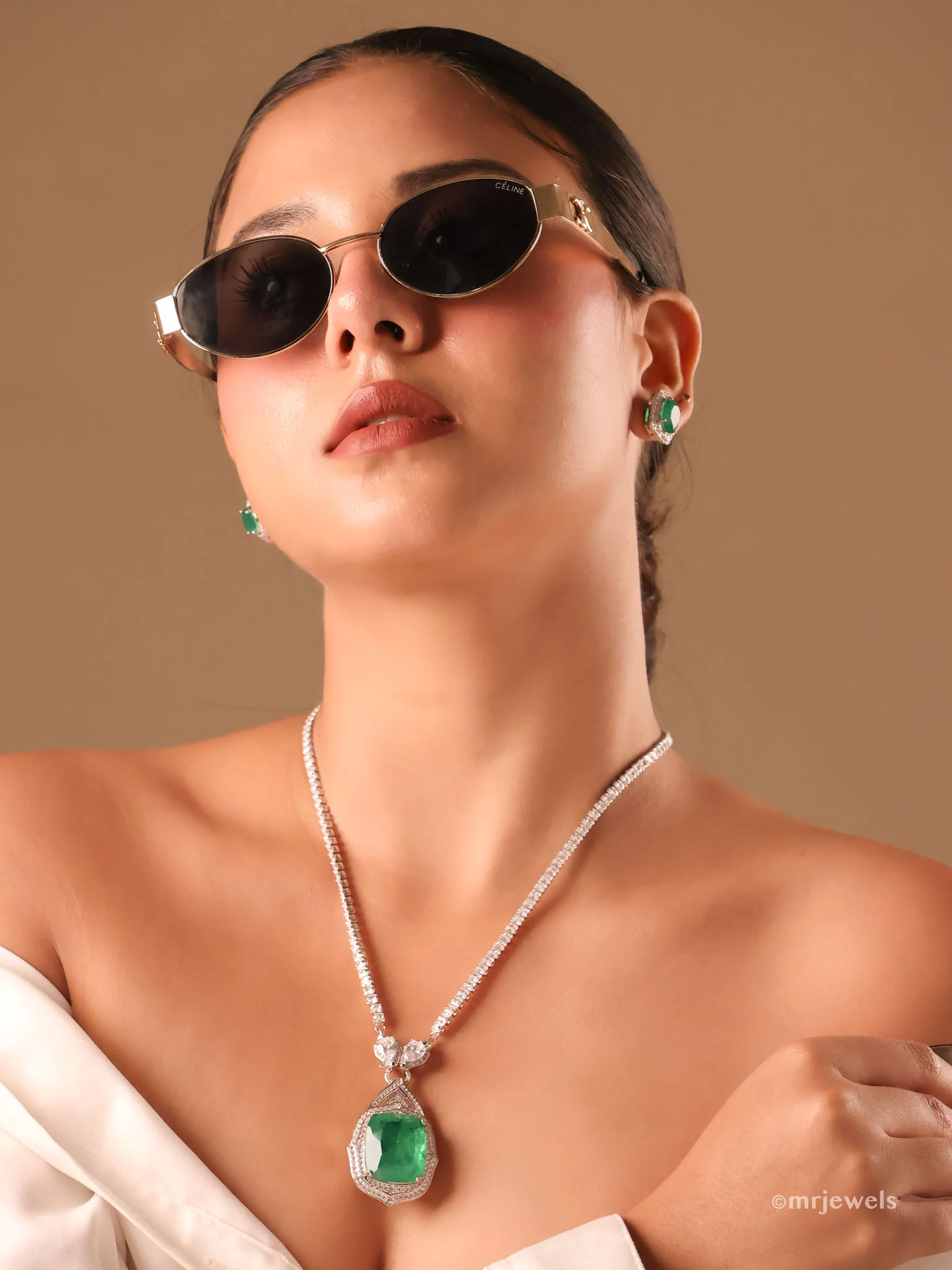 Emerald Enchanté Necklace Set